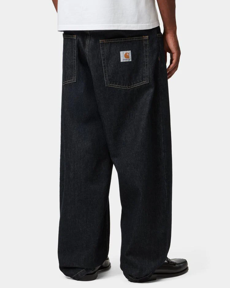 Carhartt WIP Brandon Pant Loose Straight Mens Jeans - Blue Rinsed - Image 2