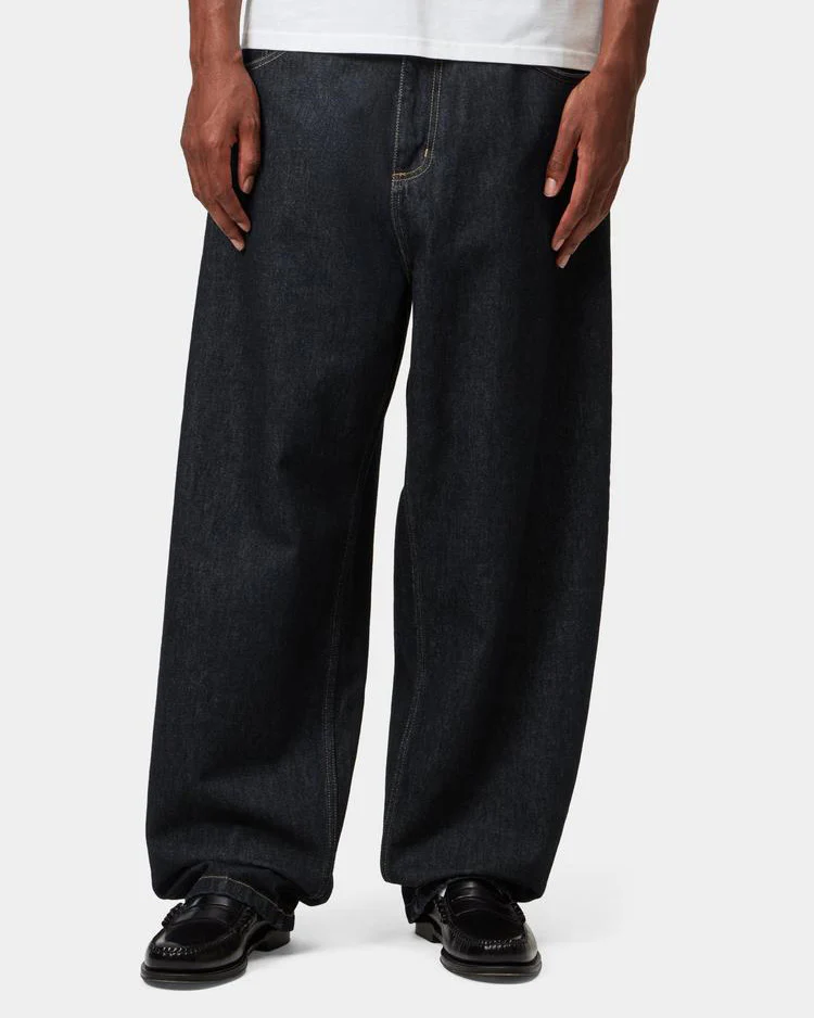 Carhartt WIP Brandon Pant Loose Straight Mens Jeans - Blue Rinsed - Image 3