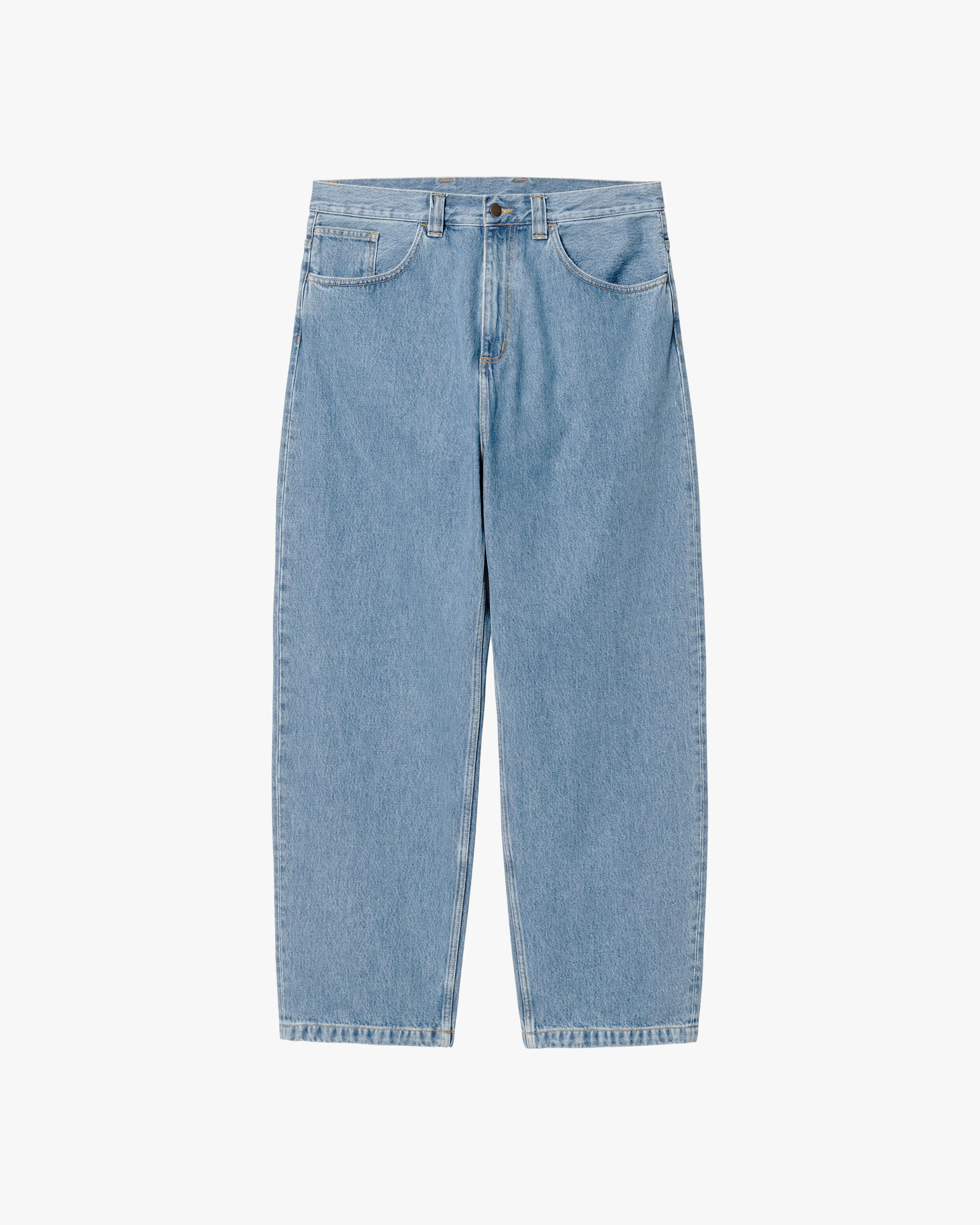 Carhartt WIP Brandon Pant Loose Straight Mens Jeans - Blue Stone Bleached - Image 6