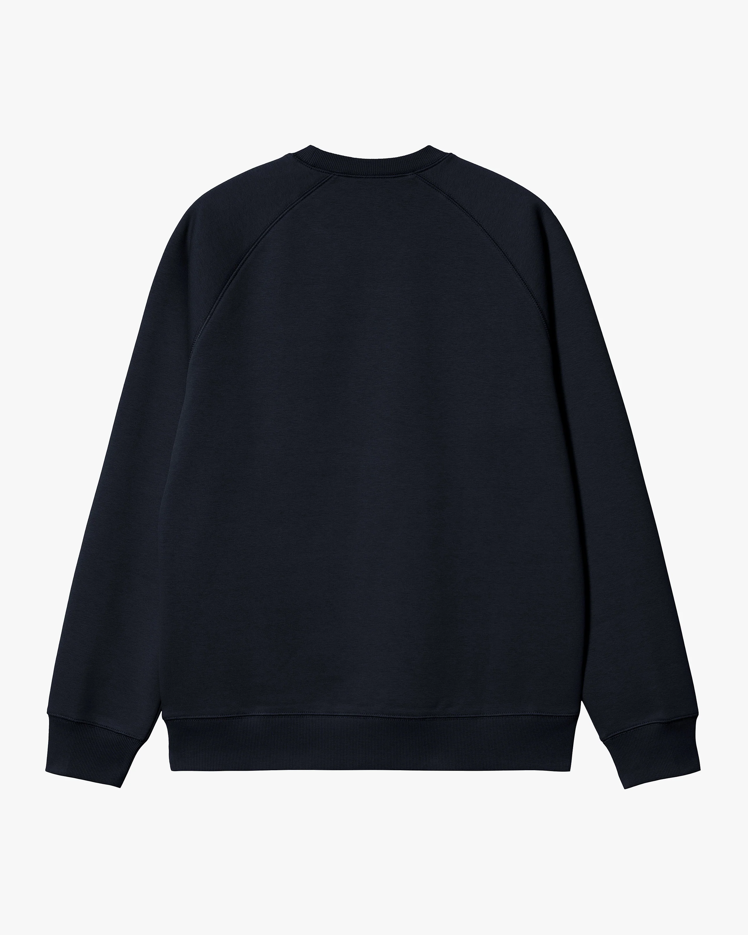 Carhartt WIP Chase Sweat - Dark Navy / Gold - Image 2