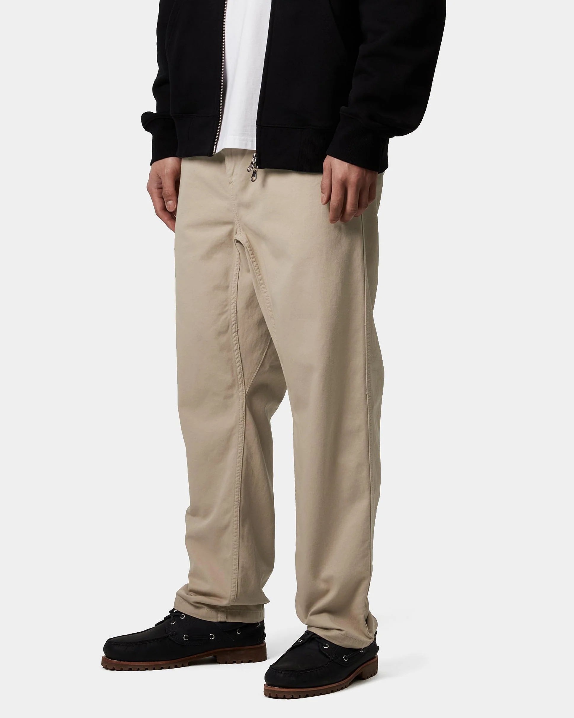 Carhartt WIP Flint Pant Regular Tapered Mens Trousers - Wall Garment Dyed - Image 3