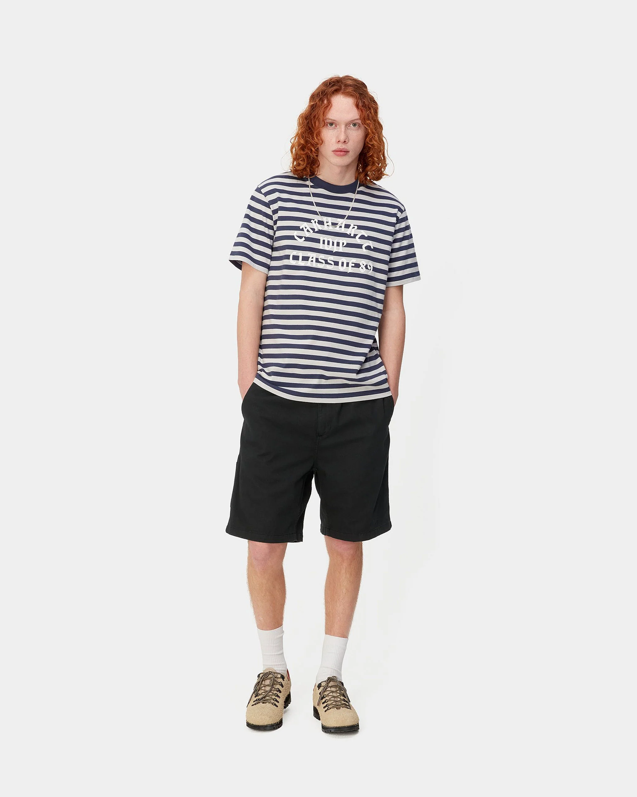 Carhartt WIP Flint Shorts - Black Garment Dyed - Image 6