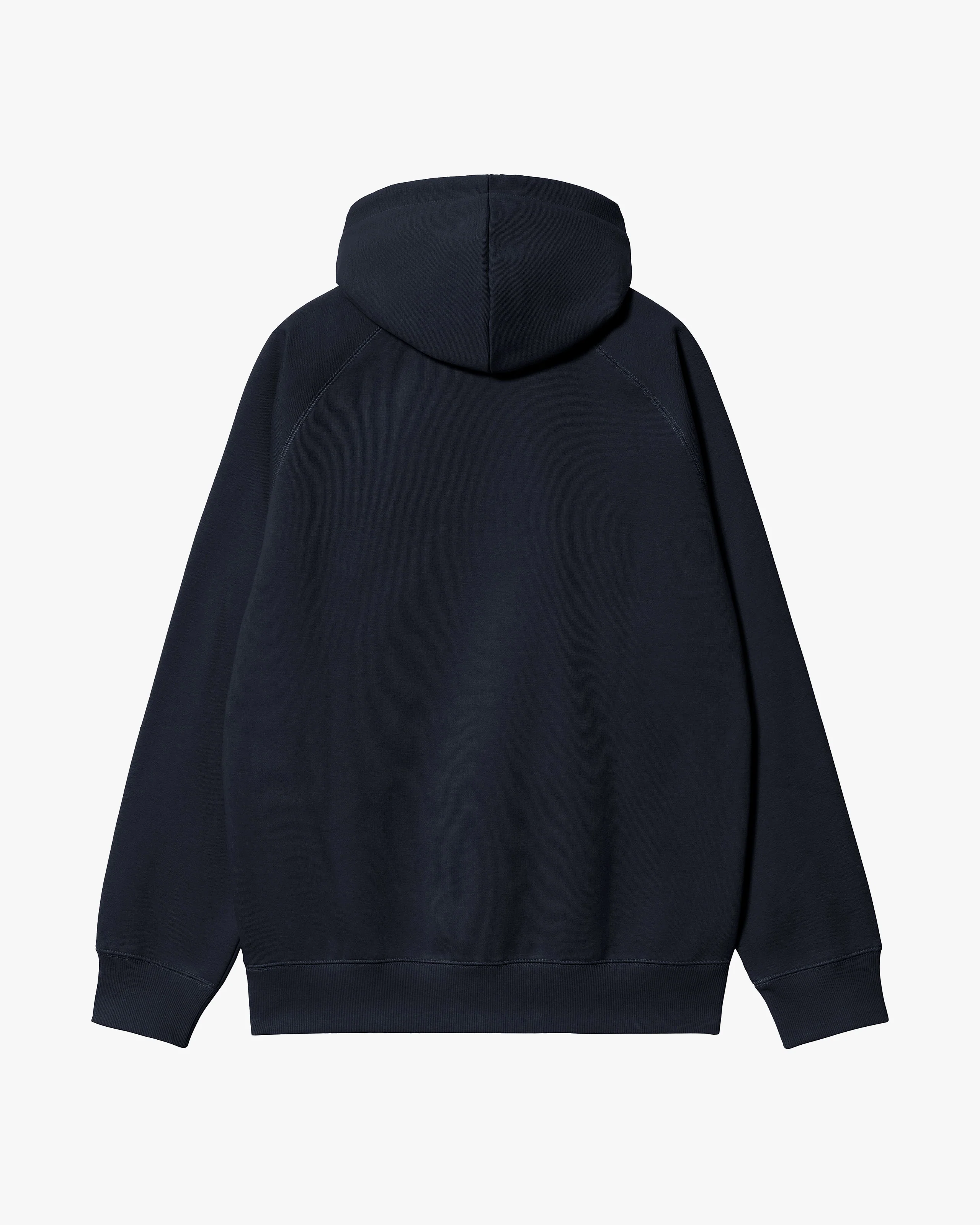 Carhartt WIP Hooded Chase Sweat - Dark Navy / Gold - Image 2