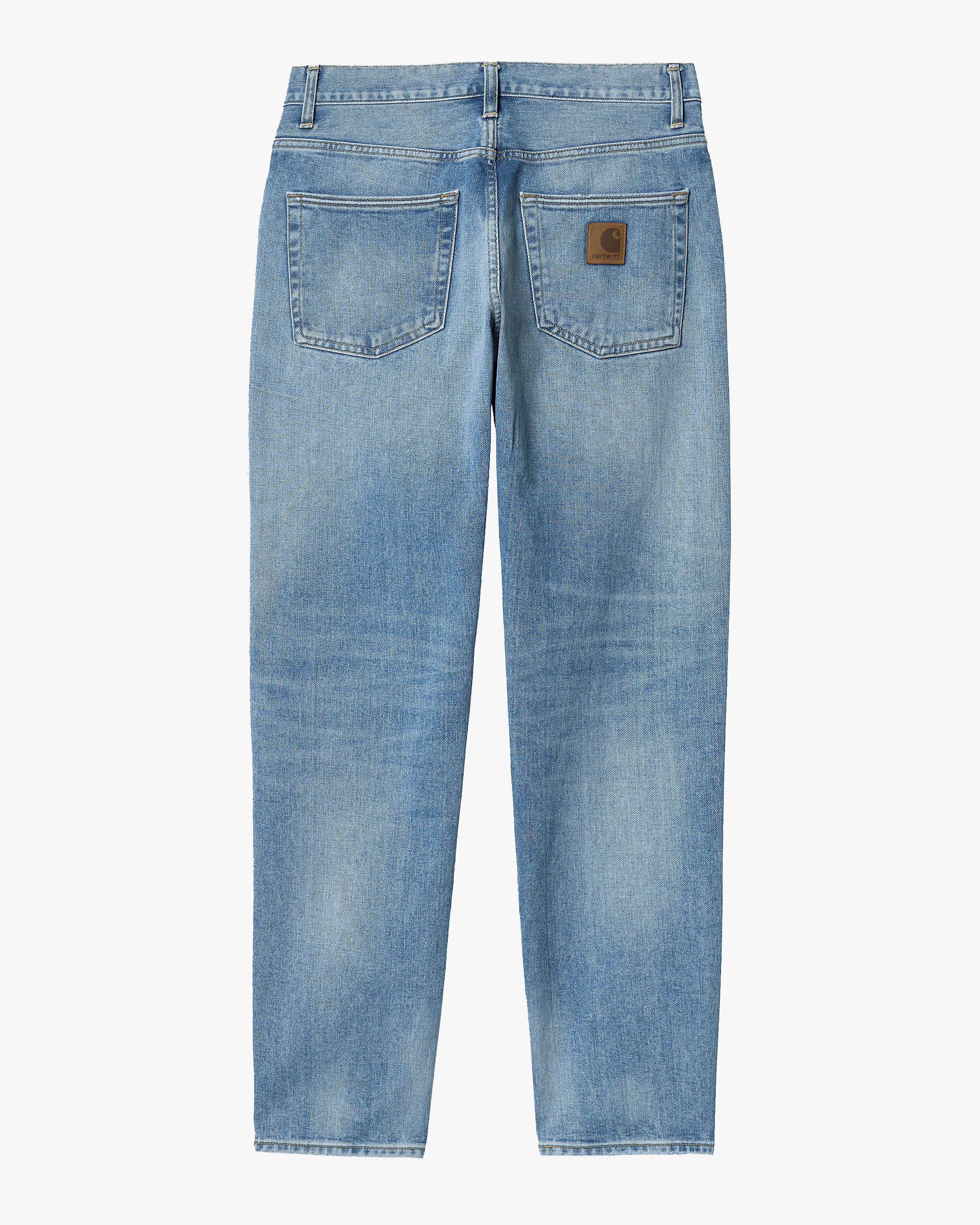 Carhartt WIP Klondike Pant Regular Tapered Mens Jeans - Blue Light Used Wash - Image 6