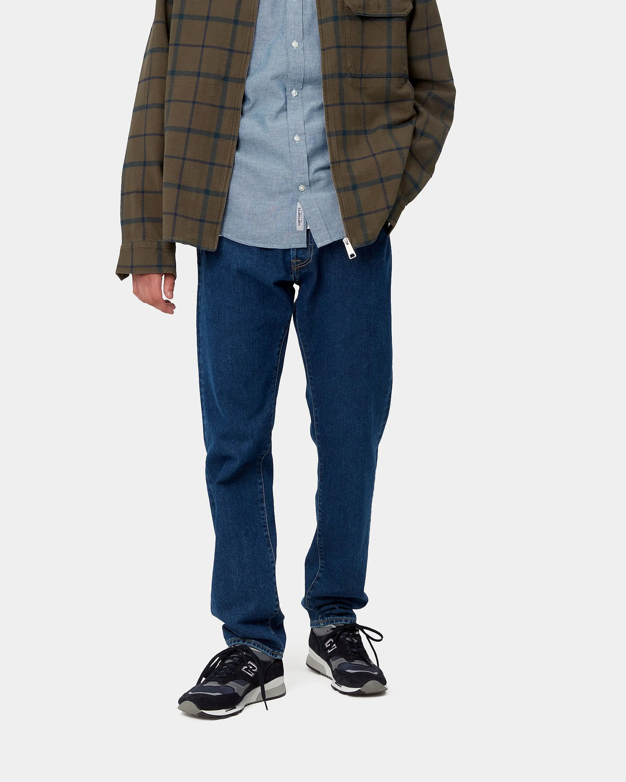 Carhartt WIP Klondike Pant Regular Tapered Mens Jeans - Blue Stone Washed - Image 4