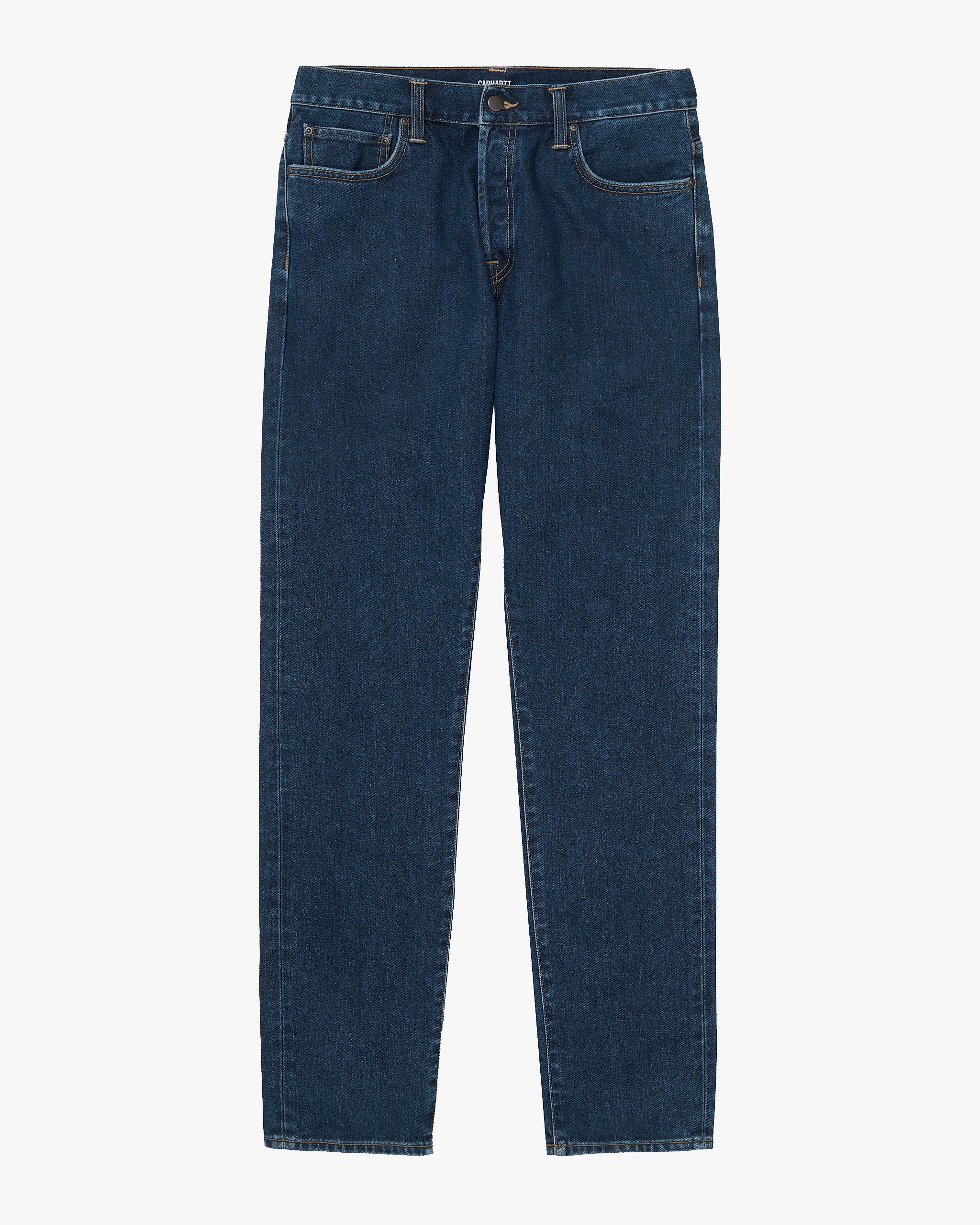 Carhartt WIP Klondike Pant Regular Tapered Mens Jeans - Blue Stone Washed - Image 7