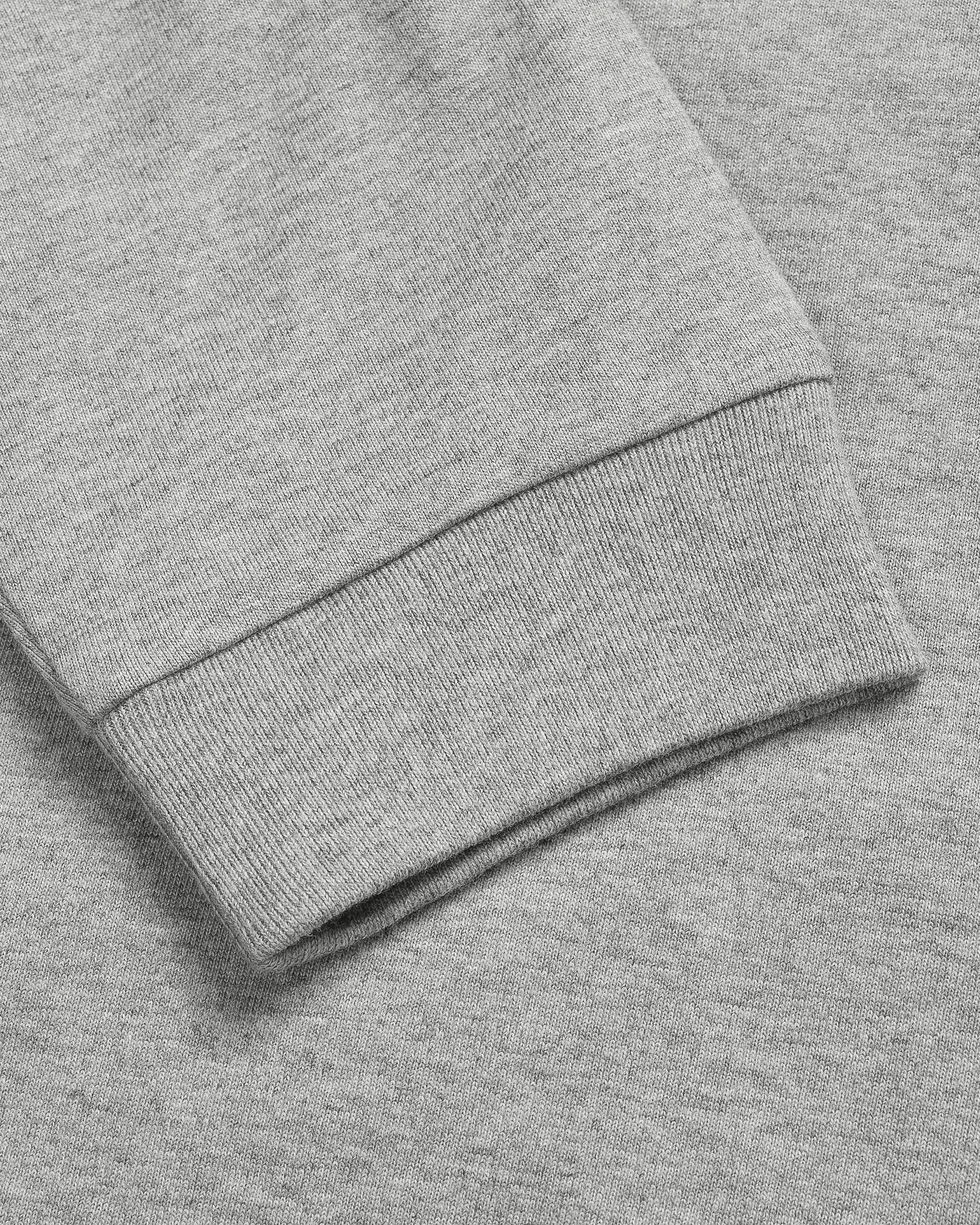 Carhartt WIP L/S Chase Tee - Grey Heather / Gold - Image 8