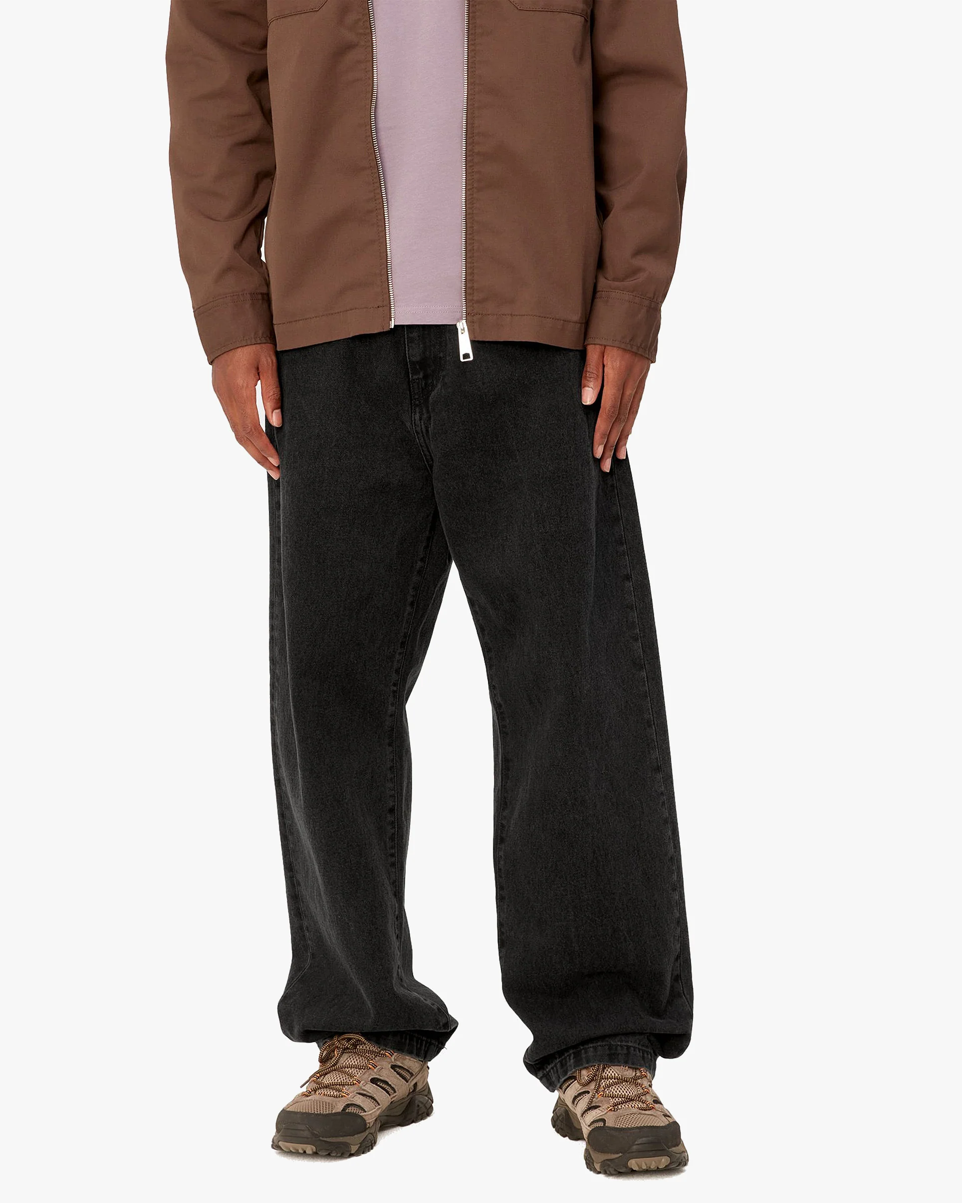 Carhartt WIP Landon Pant Loose Fit Mens Jeans - Black Stone Washed - Image 3