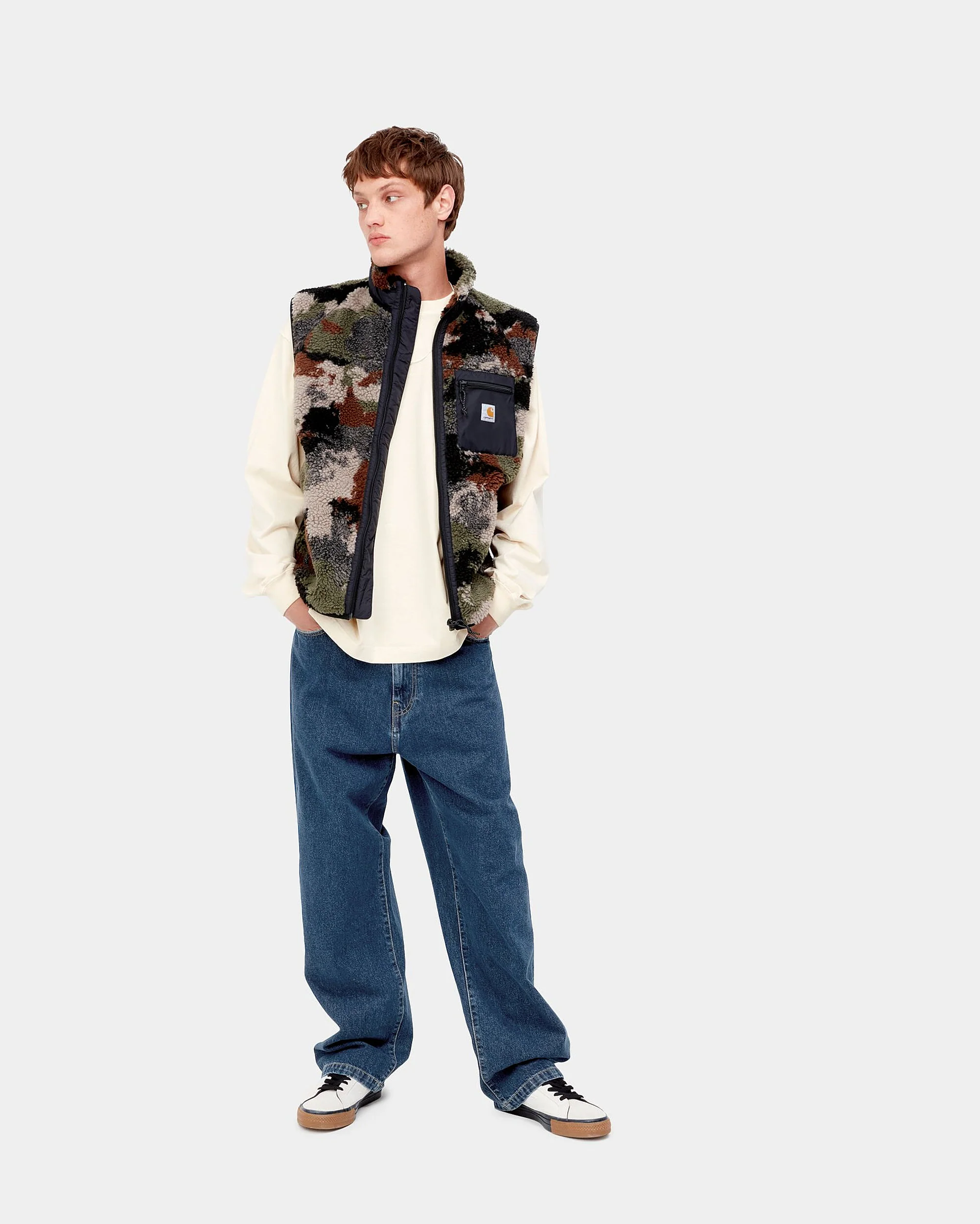 Carhartt WIP Landon Pant Loose Fit Mens Jeans - Blue Stone Washed - Image 4