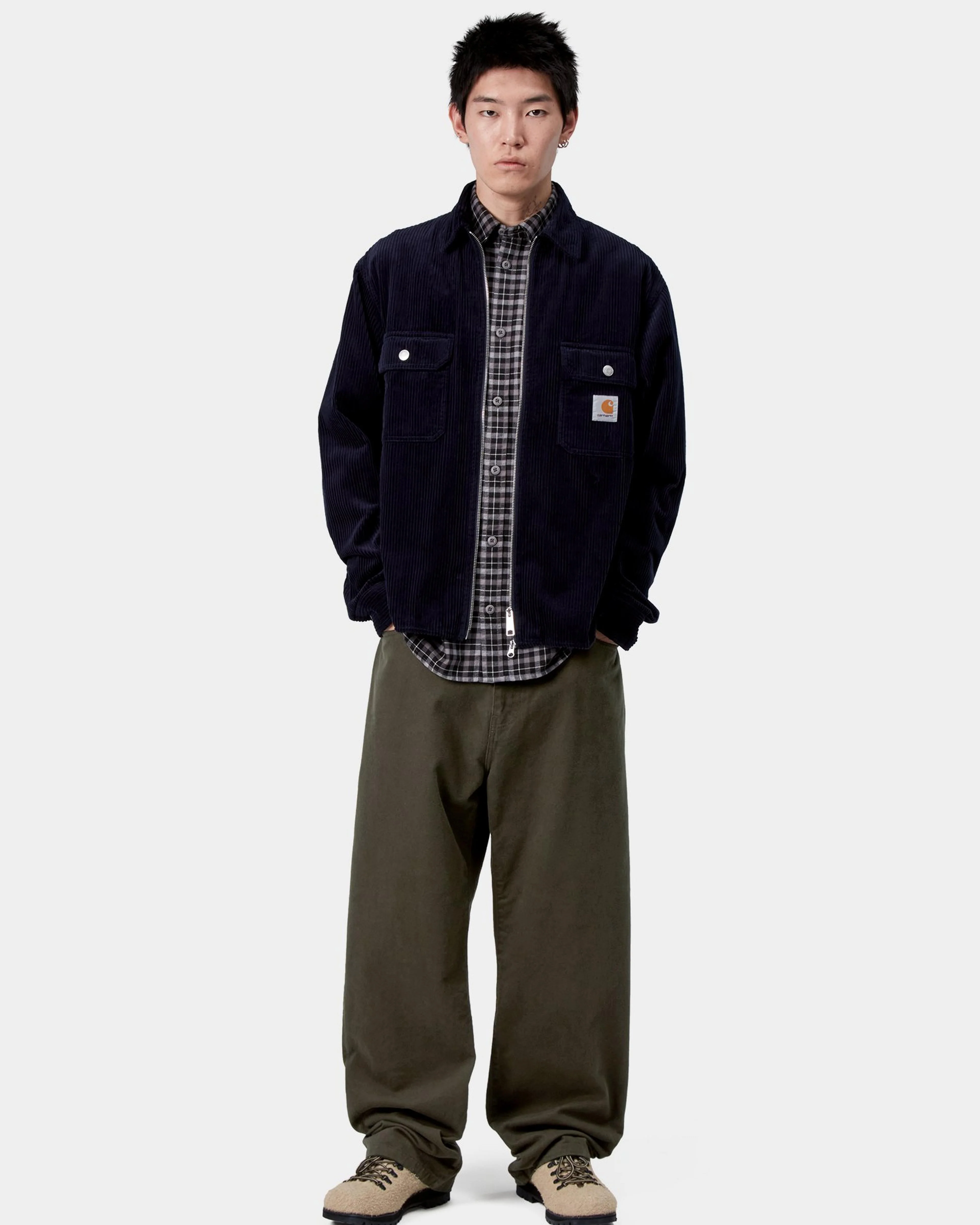 Carhartt WIP Landon Pant Loose Fit Trousers - Cypress Rinsed - Image 4