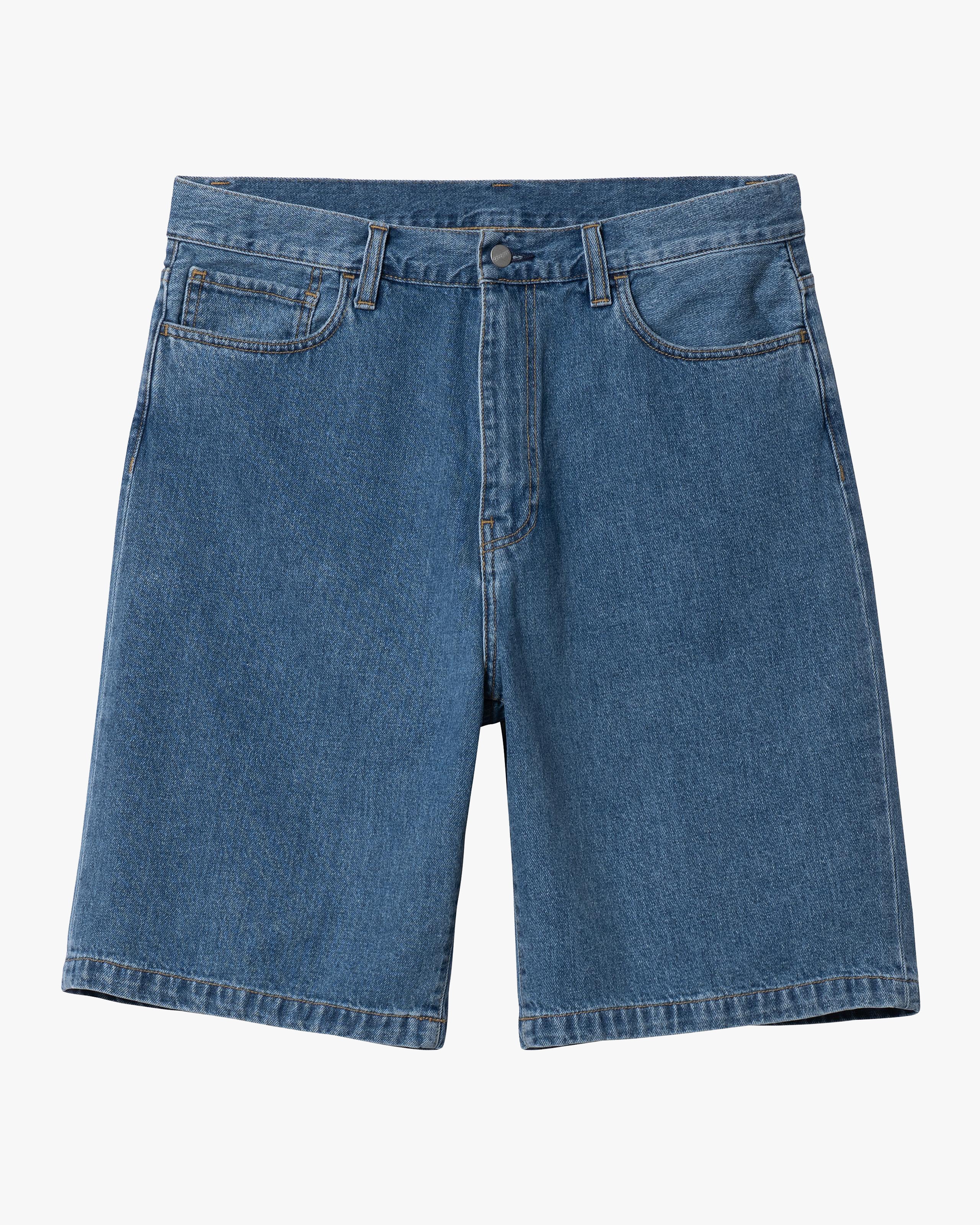Carhartt WIP Landon Shorts - Blue Heavy Stone Washed - Image 6