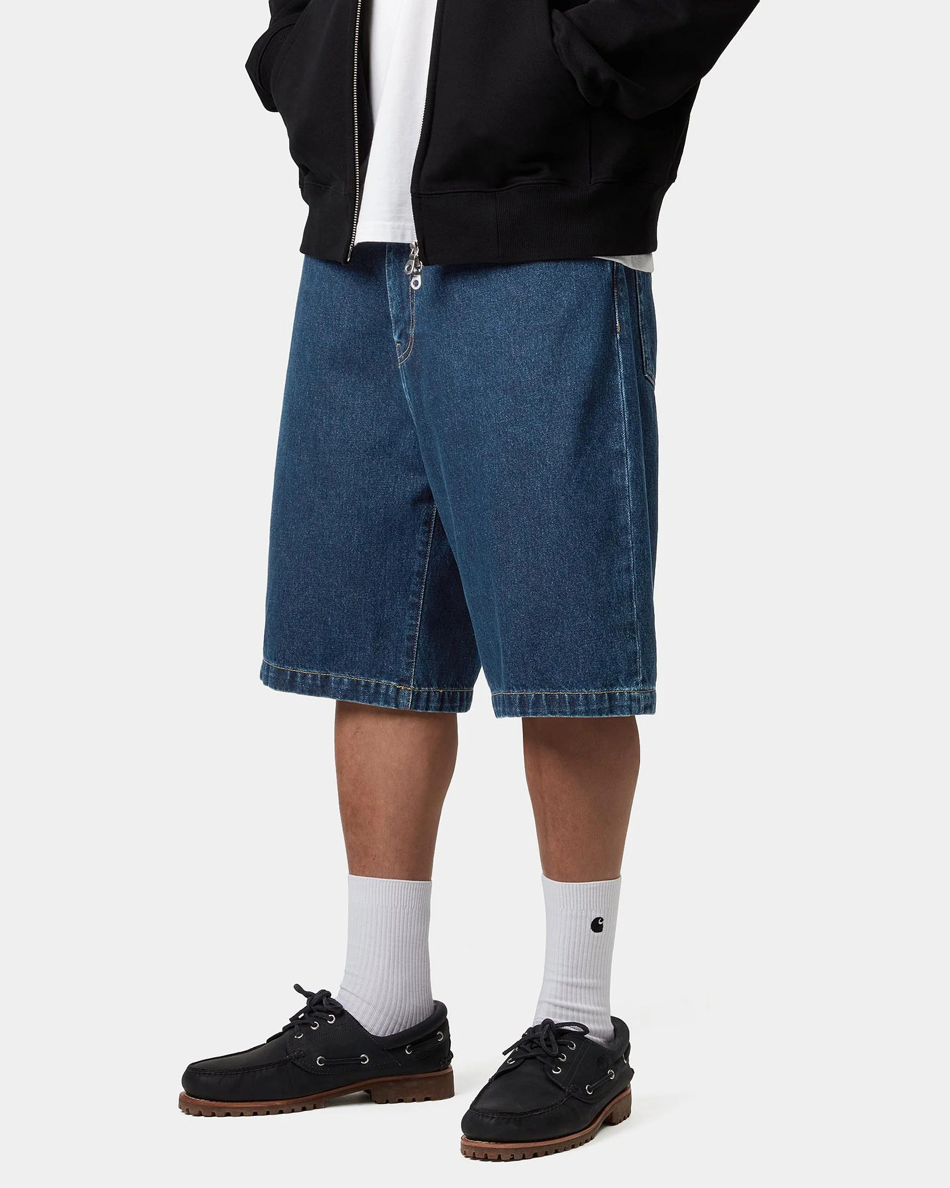 Carhartt WIP Landon Shorts - Blue Stone Washed - Image 2