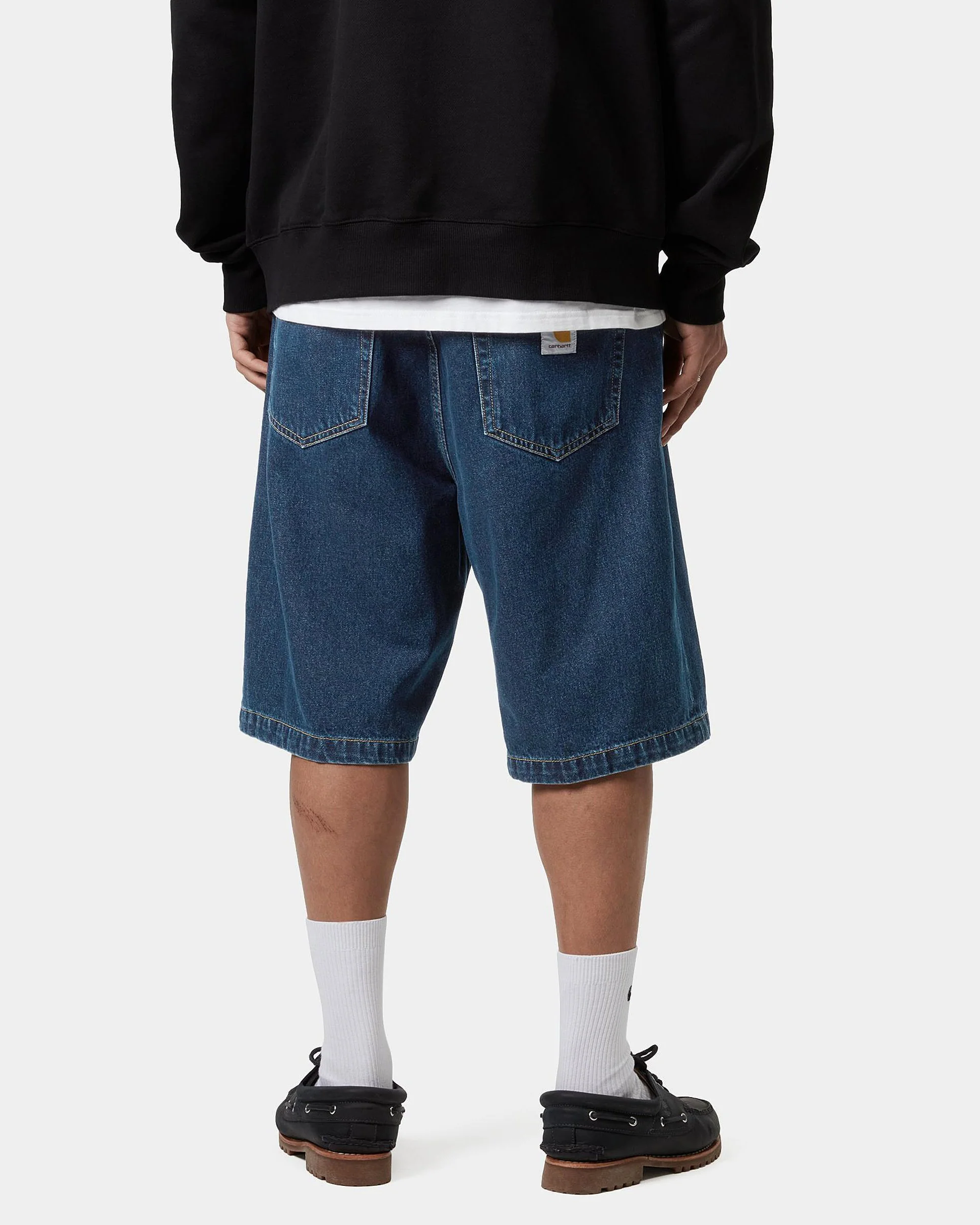 Carhartt WIP Landon Shorts - Blue Stone Washed - Image 3