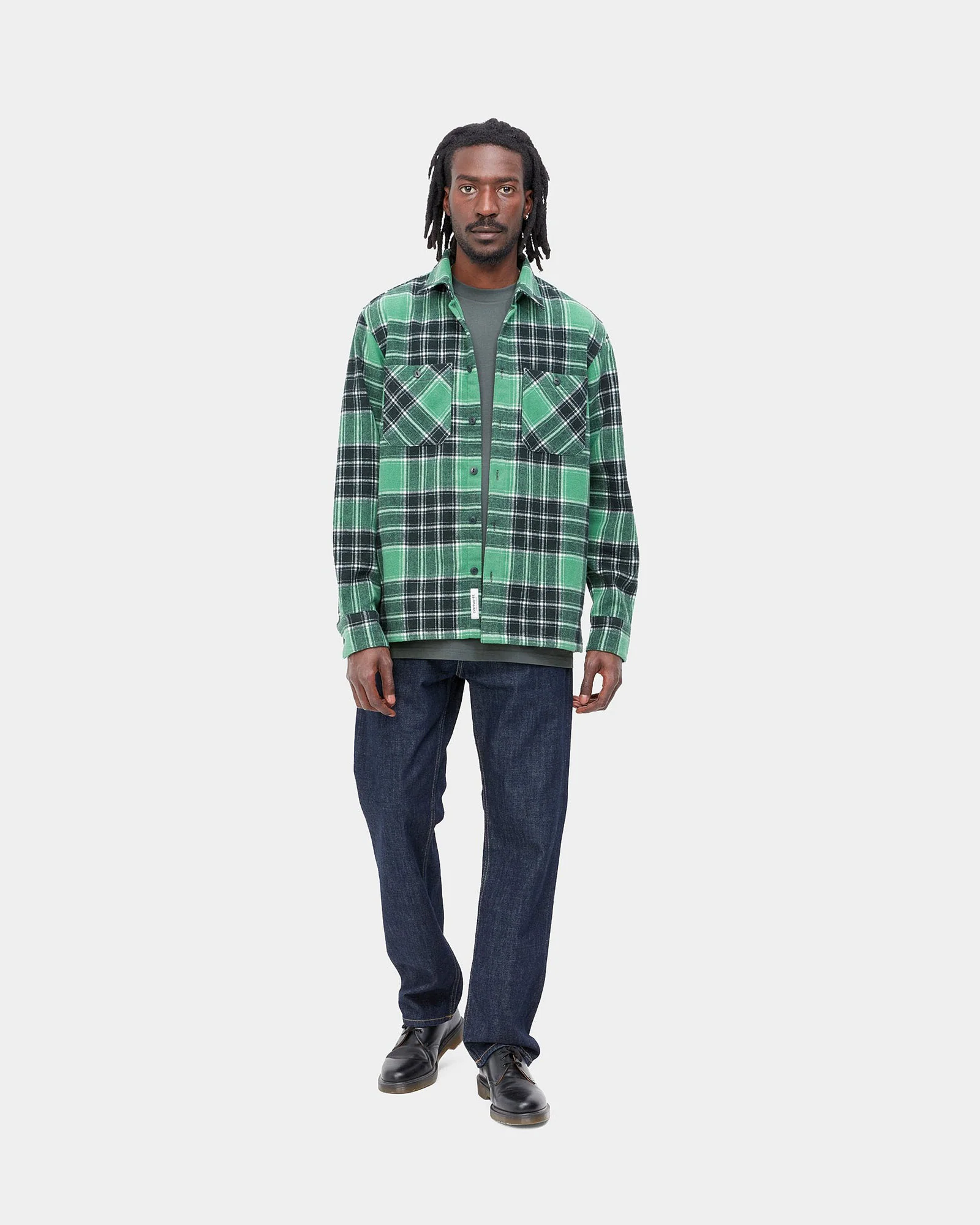Carhartt WIP Marlow Pant Relaxed Straight Mens Jeans - Blue Rinsed - Image 4