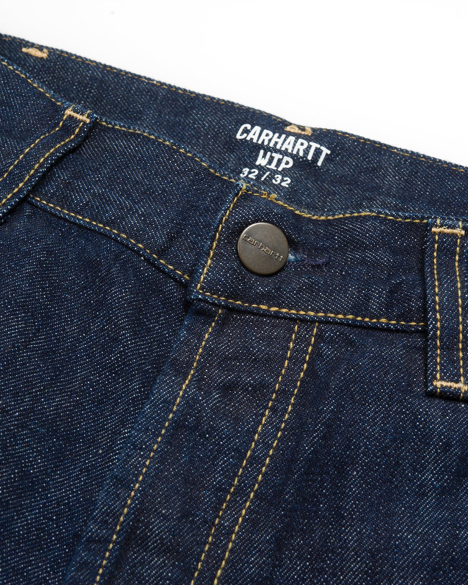 Carhartt WIP Marlow Pant Relaxed Straight Mens Jeans - Blue Rinsed - Image 5