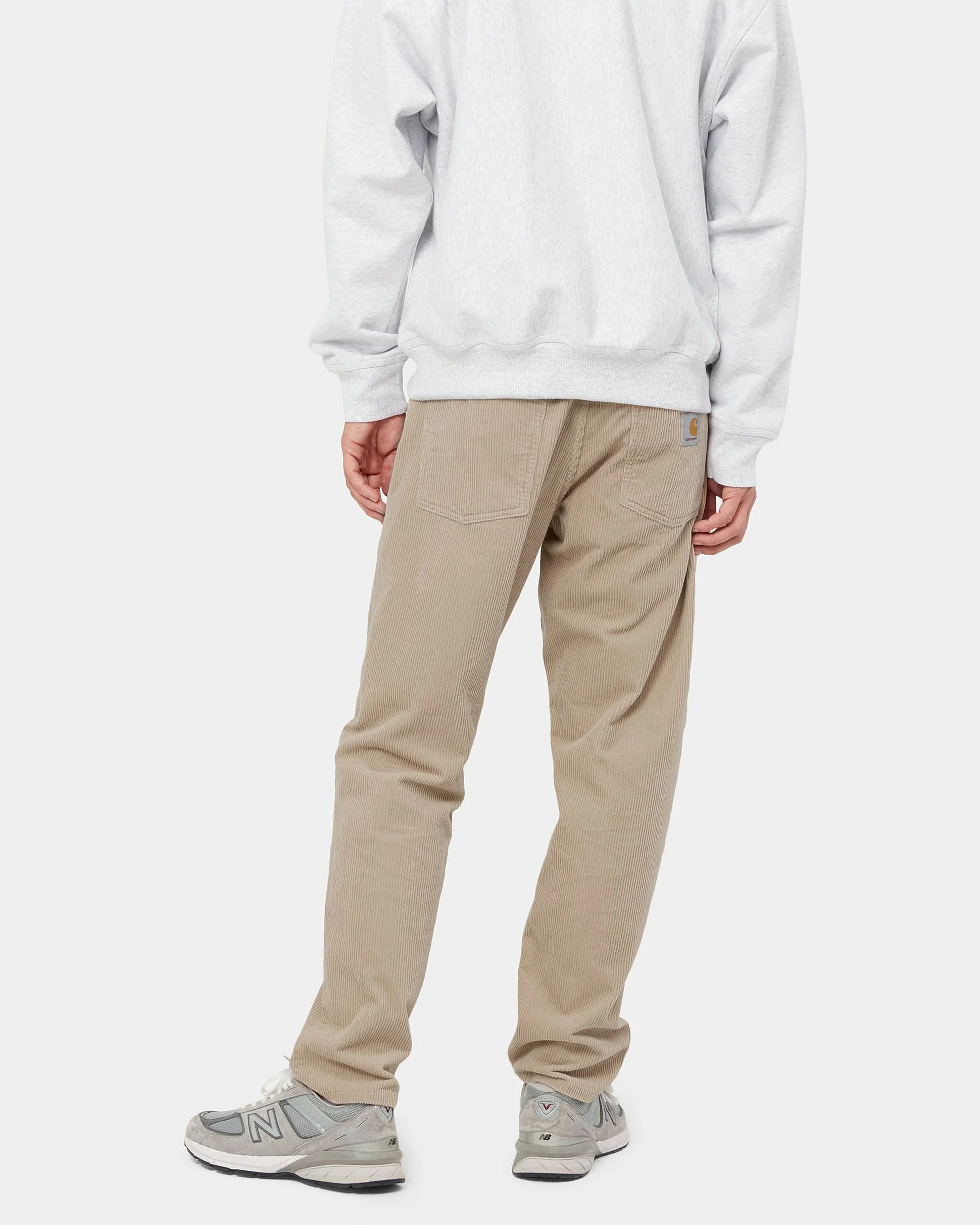 Carhartt WIP Newel Pant Relaxed Tapered Mens Cords - Wall Rinsed - Image 2