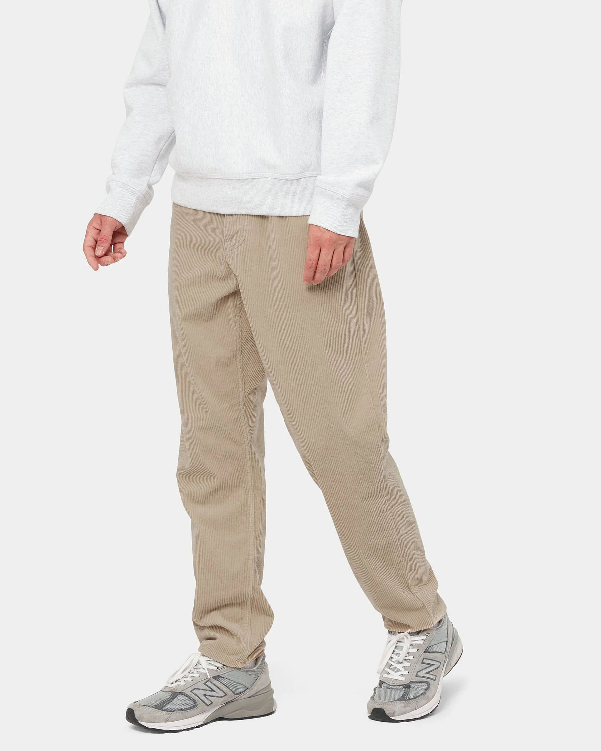 Carhartt WIP Newel Pant Relaxed Tapered Mens Cords - Wall Rinsed - Image 3