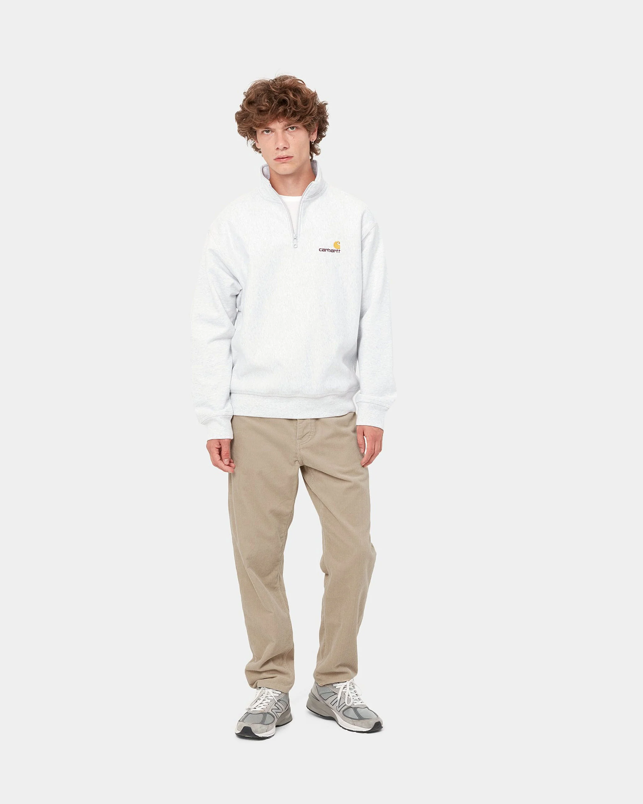Carhartt WIP Newel Pant Relaxed Tapered Mens Cords - Wall Rinsed - Image 4