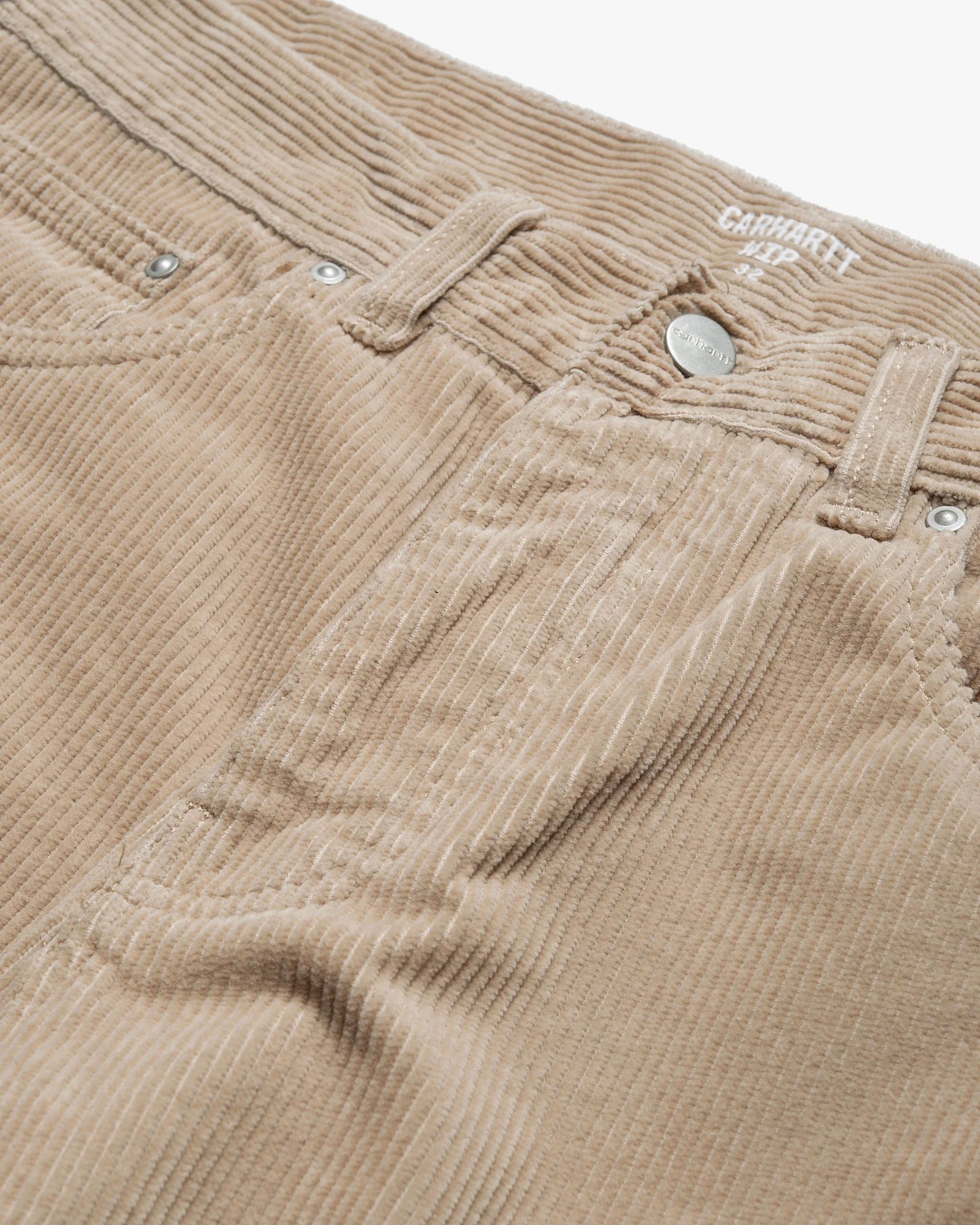 Carhartt WIP Newel Pant Relaxed Tapered Mens Cords - Wall Rinsed - Image 7