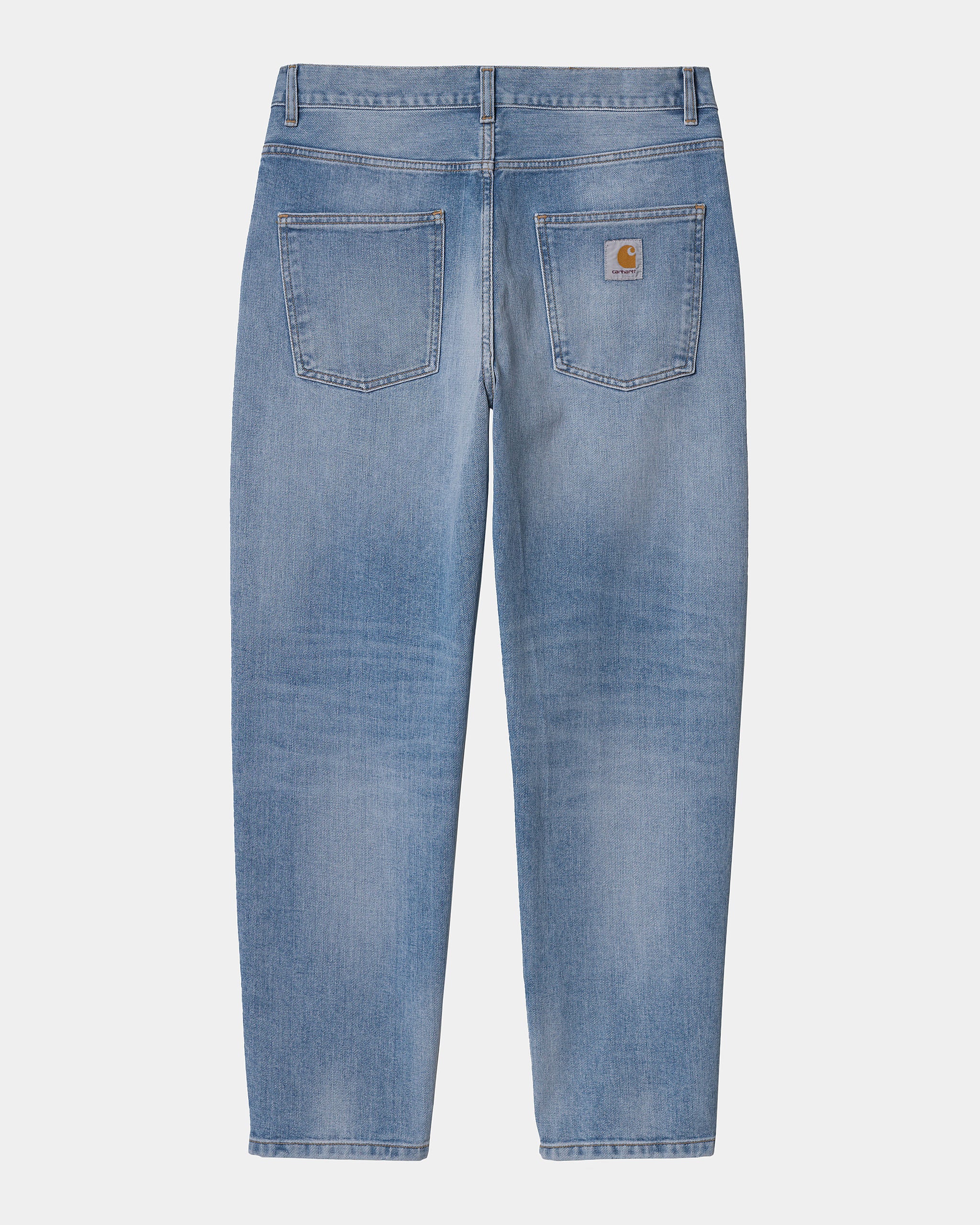 Carhartt WIP Newel Pant Relaxed Tapered Mens Jeans - Blue Light Used Wash - Image 5