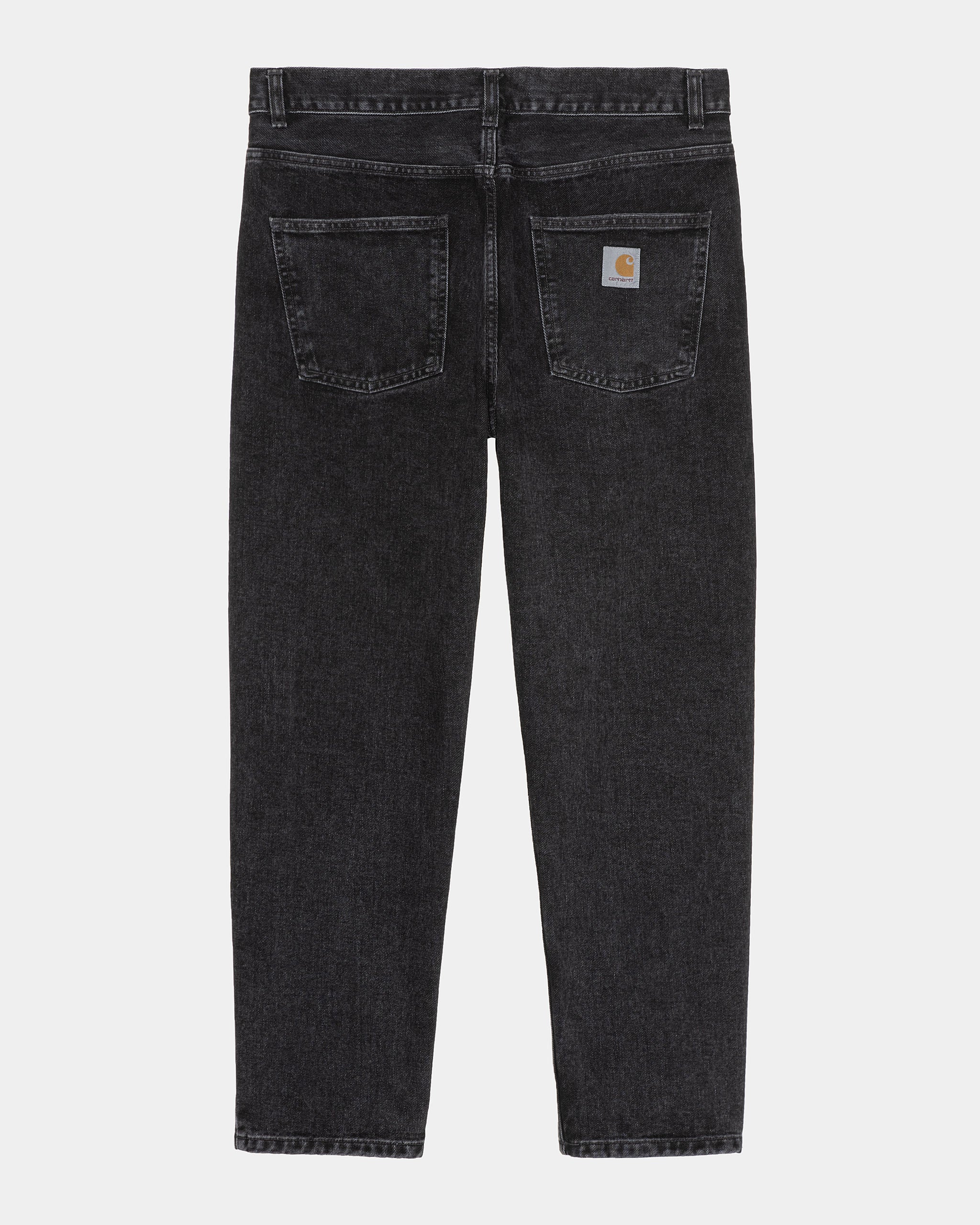 Carhartt WIP Newel Pant Relaxed Tapered Mens Jeans - Black Stone Washed - Image 5