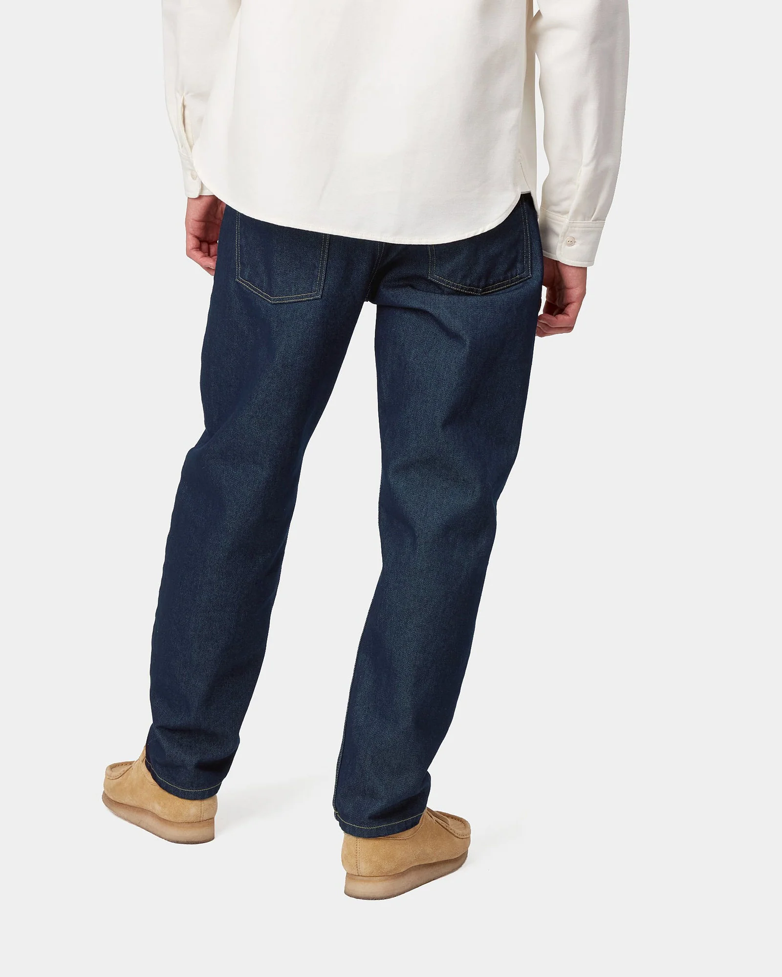 Carhartt WIP Newel Pant Relaxed Tapered Mens Jeans - Blue One Wash - Image 3