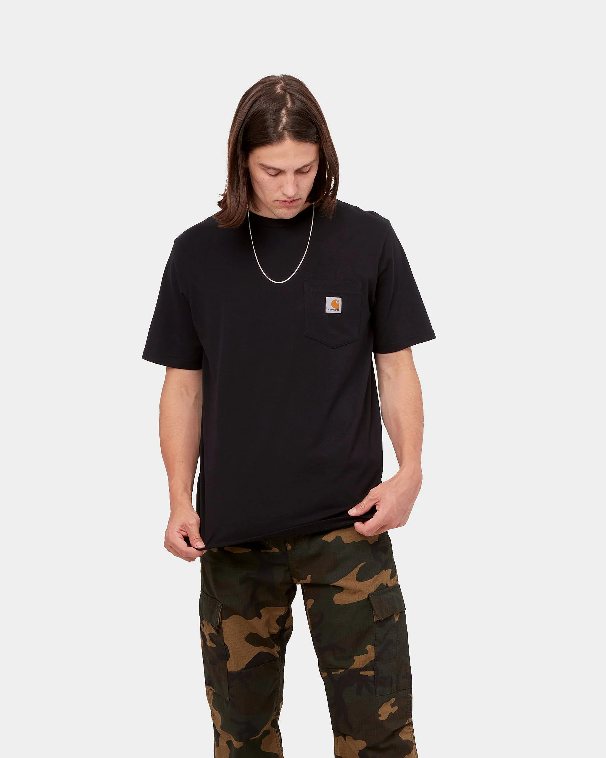 Carhartt WIP Pocket Tee - Black - Image 2