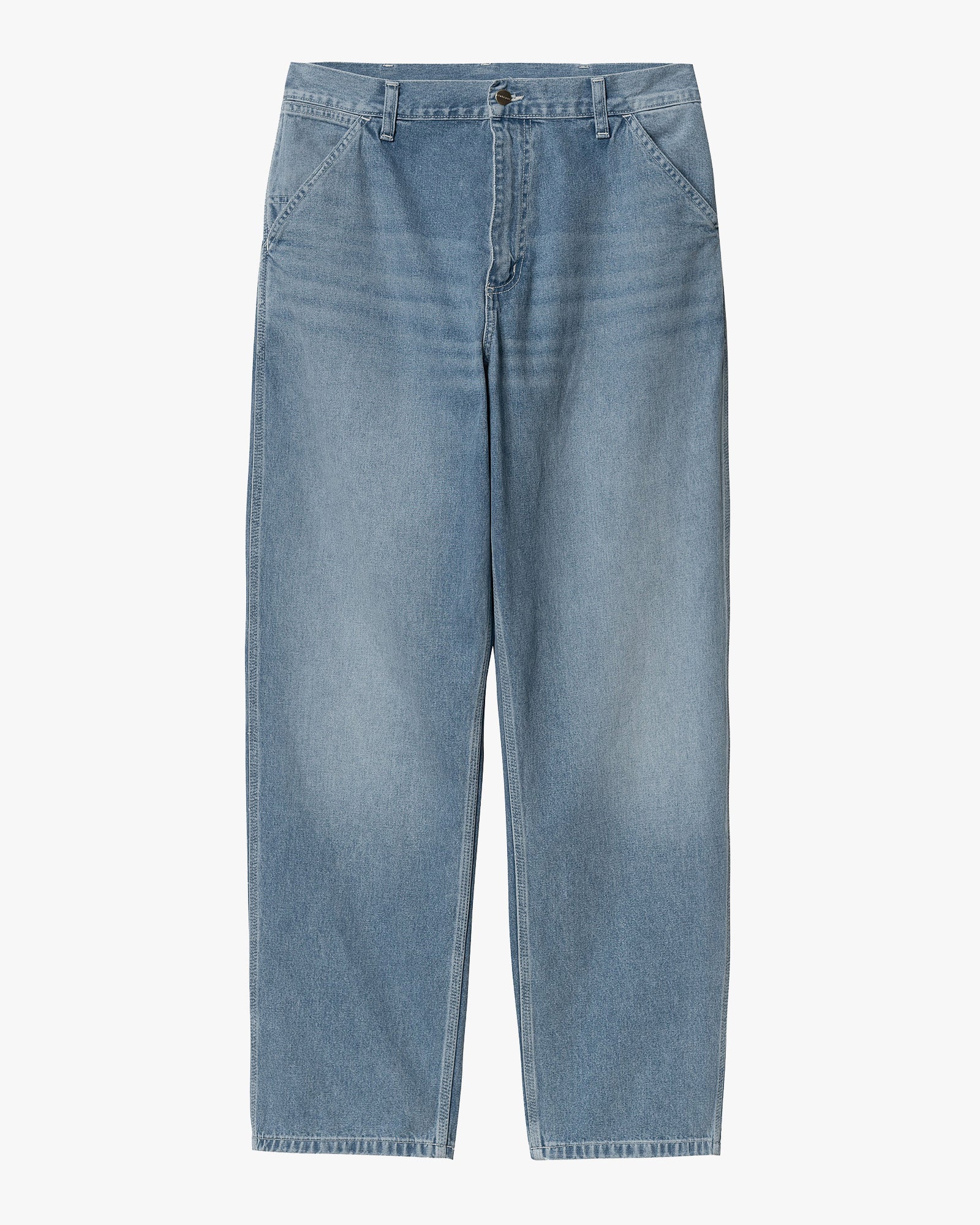 Carhartt WIP Simple Pant Loose Fit Mens Jeans - Blue Light True Washed - Image 6