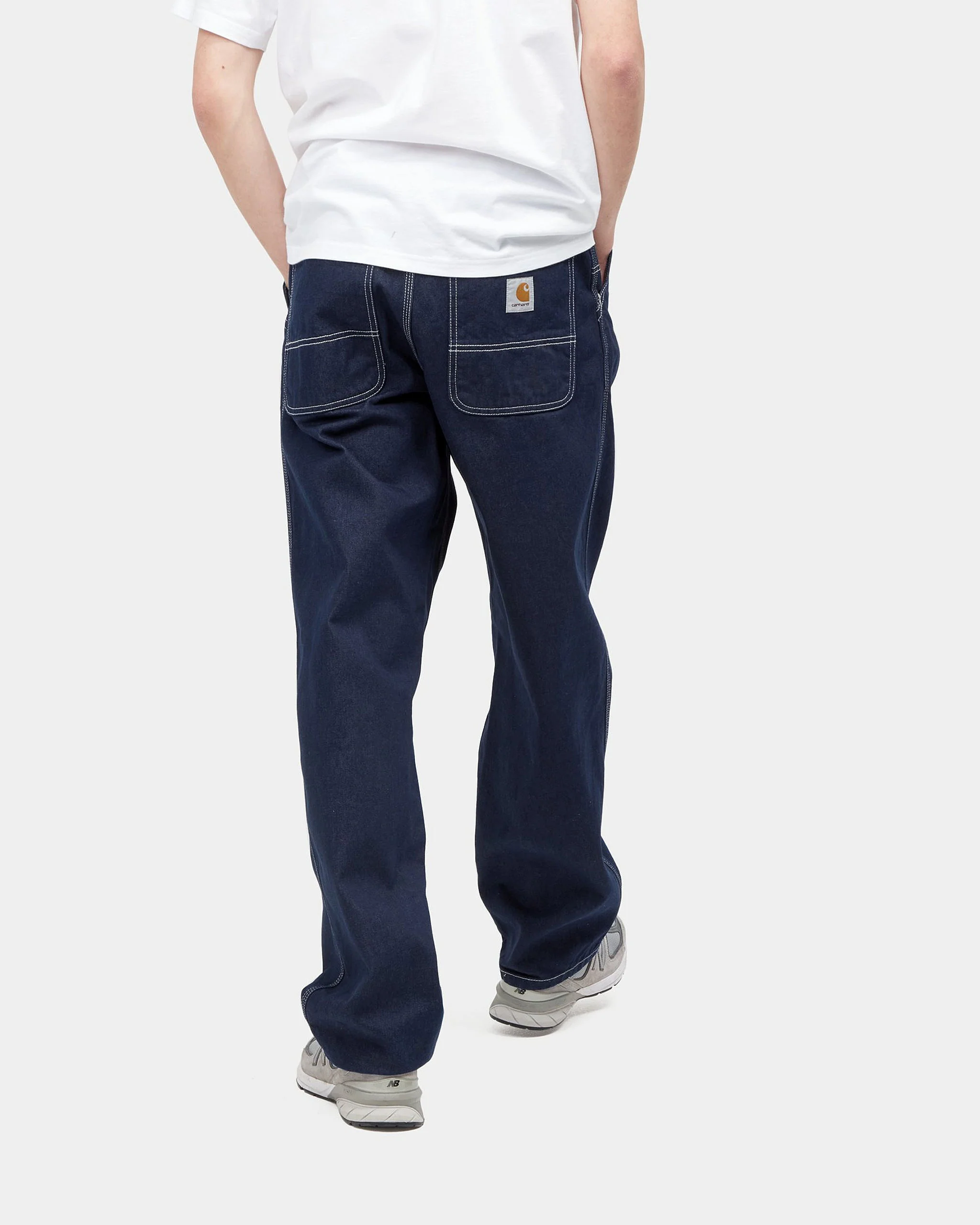 Carhartt WIP Simple Pant Loose Fit Mens Jeans - Blue One Wash - Image 2