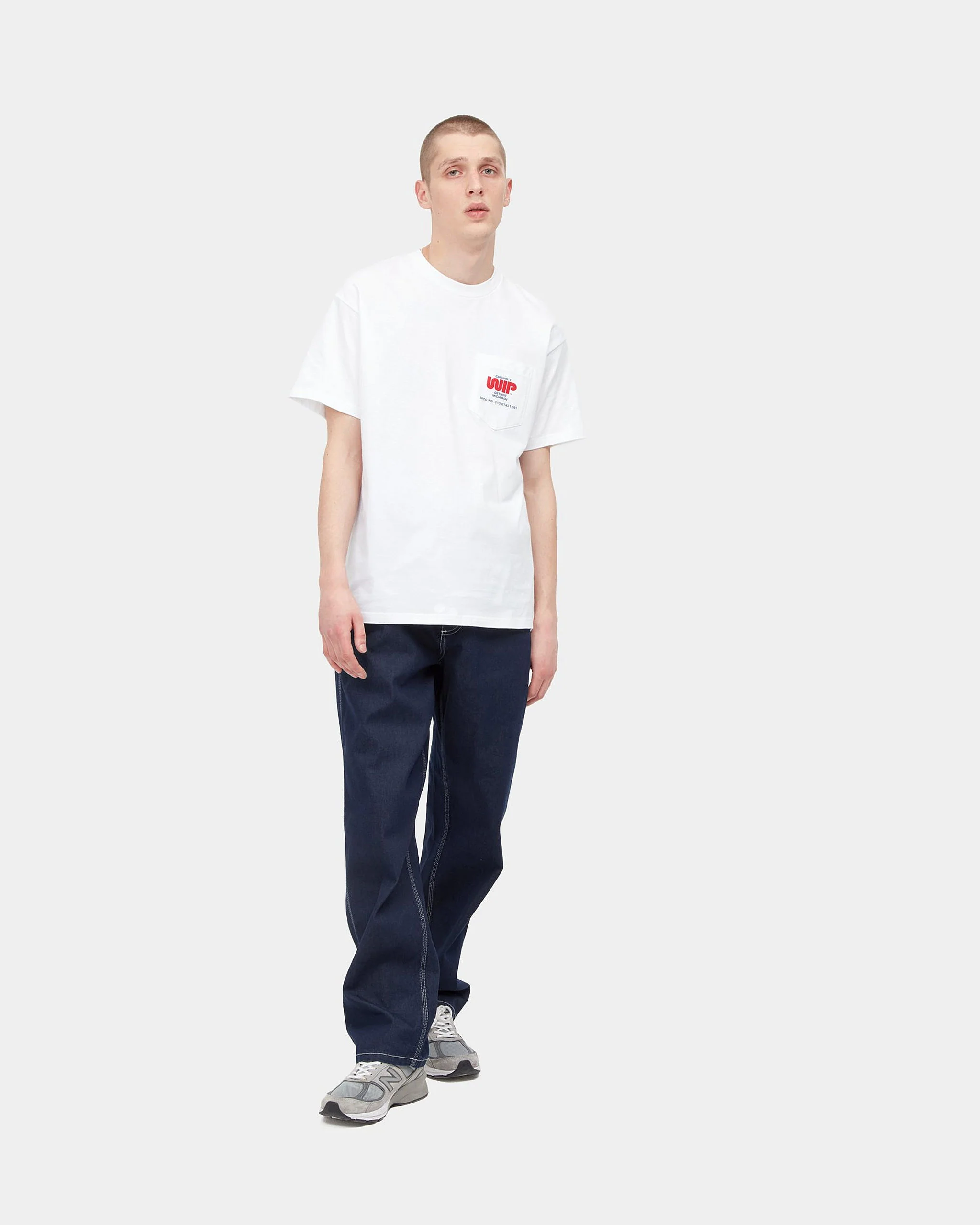 Carhartt WIP Simple Pant Loose Fit Mens Jeans - Blue One Wash - Image 4
