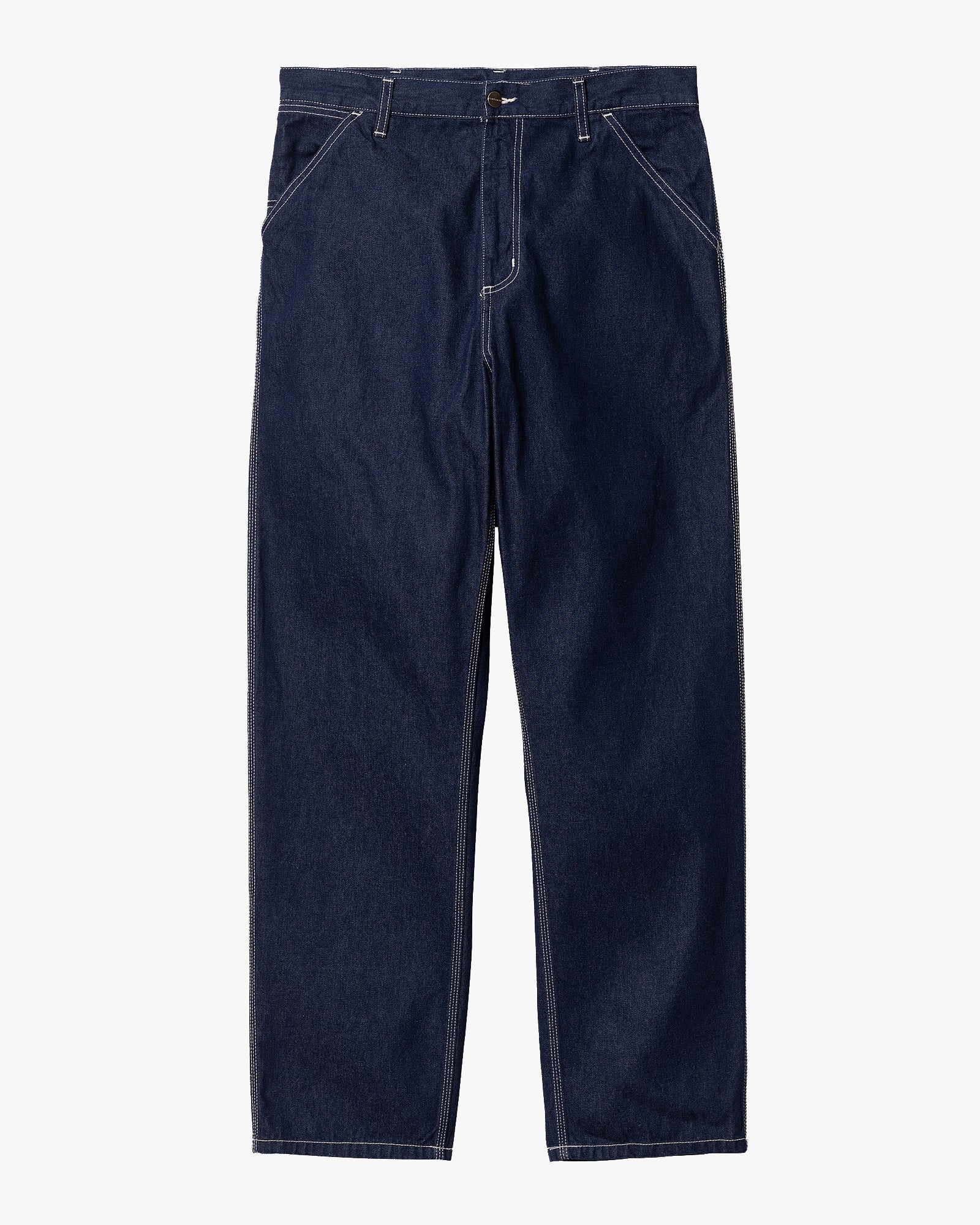 Carhartt WIP Simple Pant Loose Fit Mens Jeans - Blue One Wash - Image 6