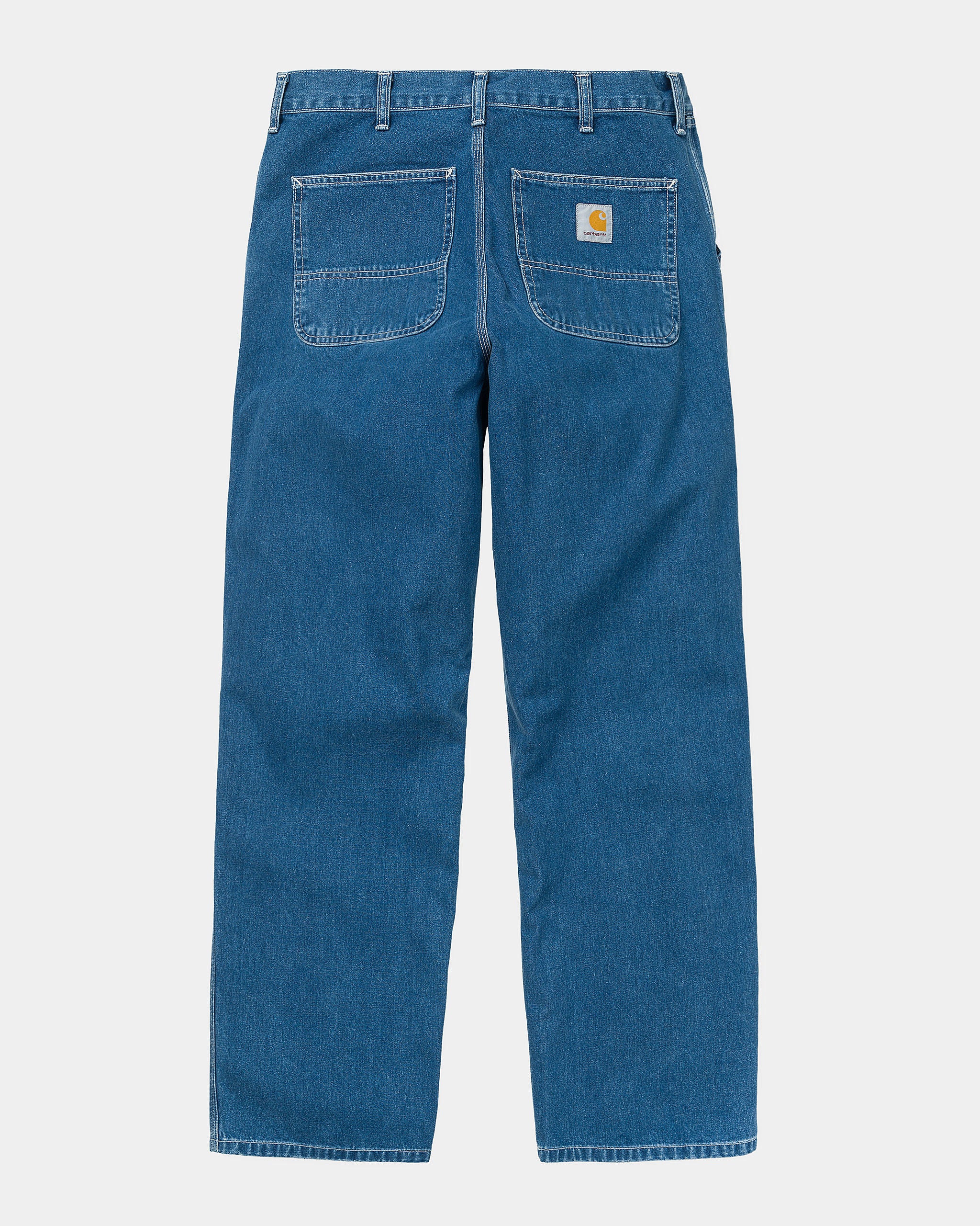 Carhartt WIP Simple Pant Loose Fit Mens Jeans - Blue Stone Washed - Image 5