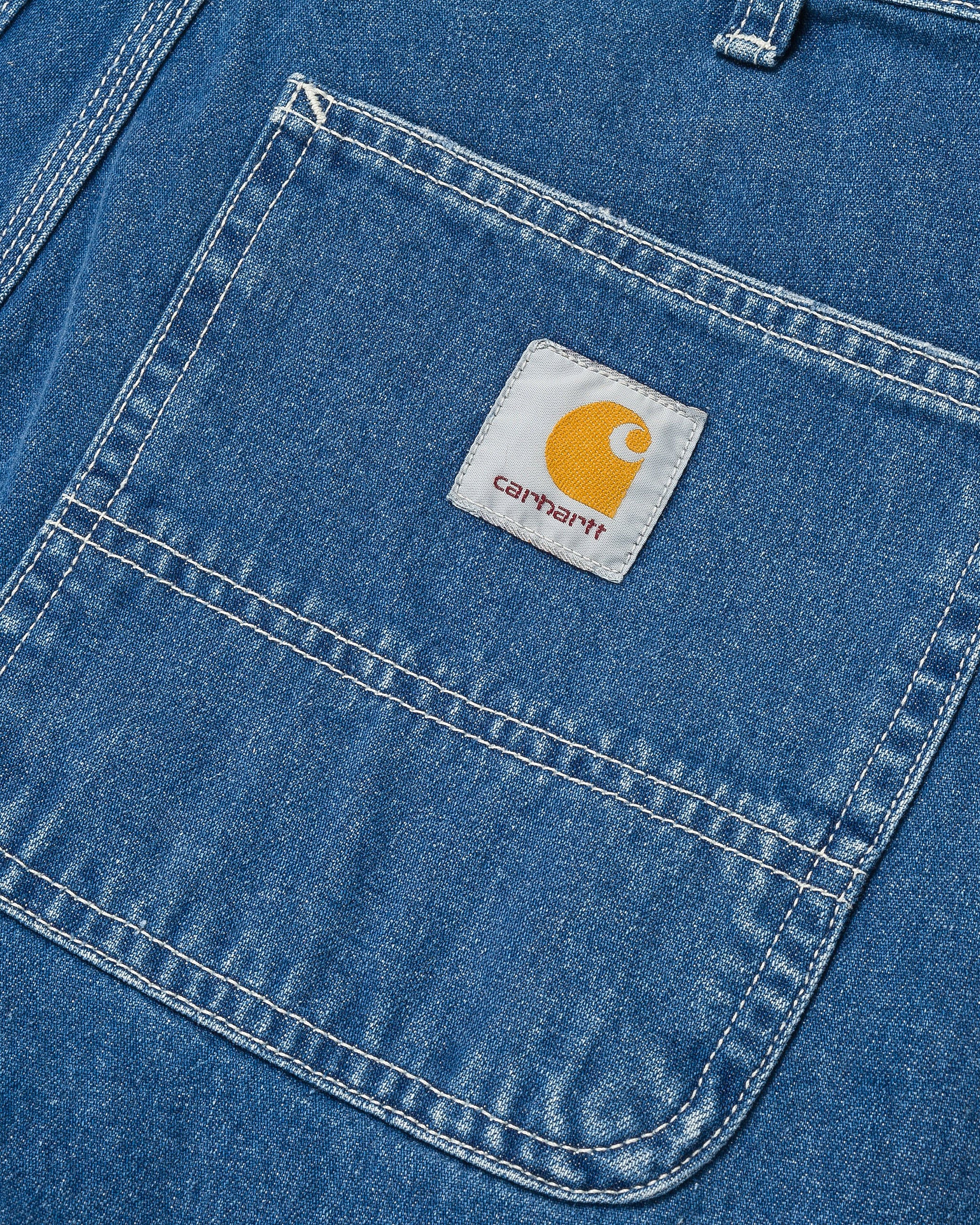 Carhartt WIP Simple Pant Loose Fit Mens Jeans - Blue Stone Washed - Image 9
