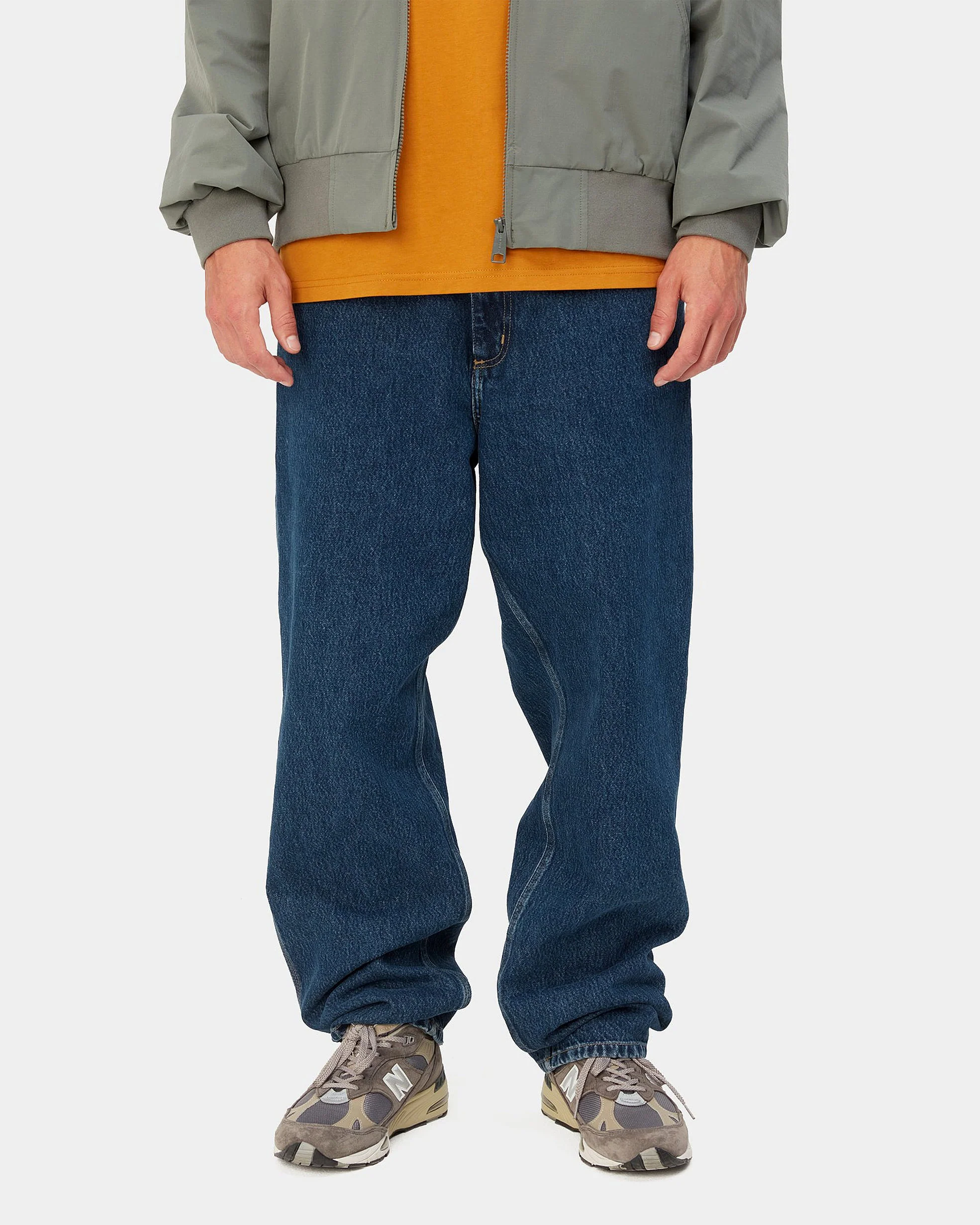 Carhartt WIP Single Knee Pant Relaxed Fit Mens Jeans - Blue Stone Washed - Image 3