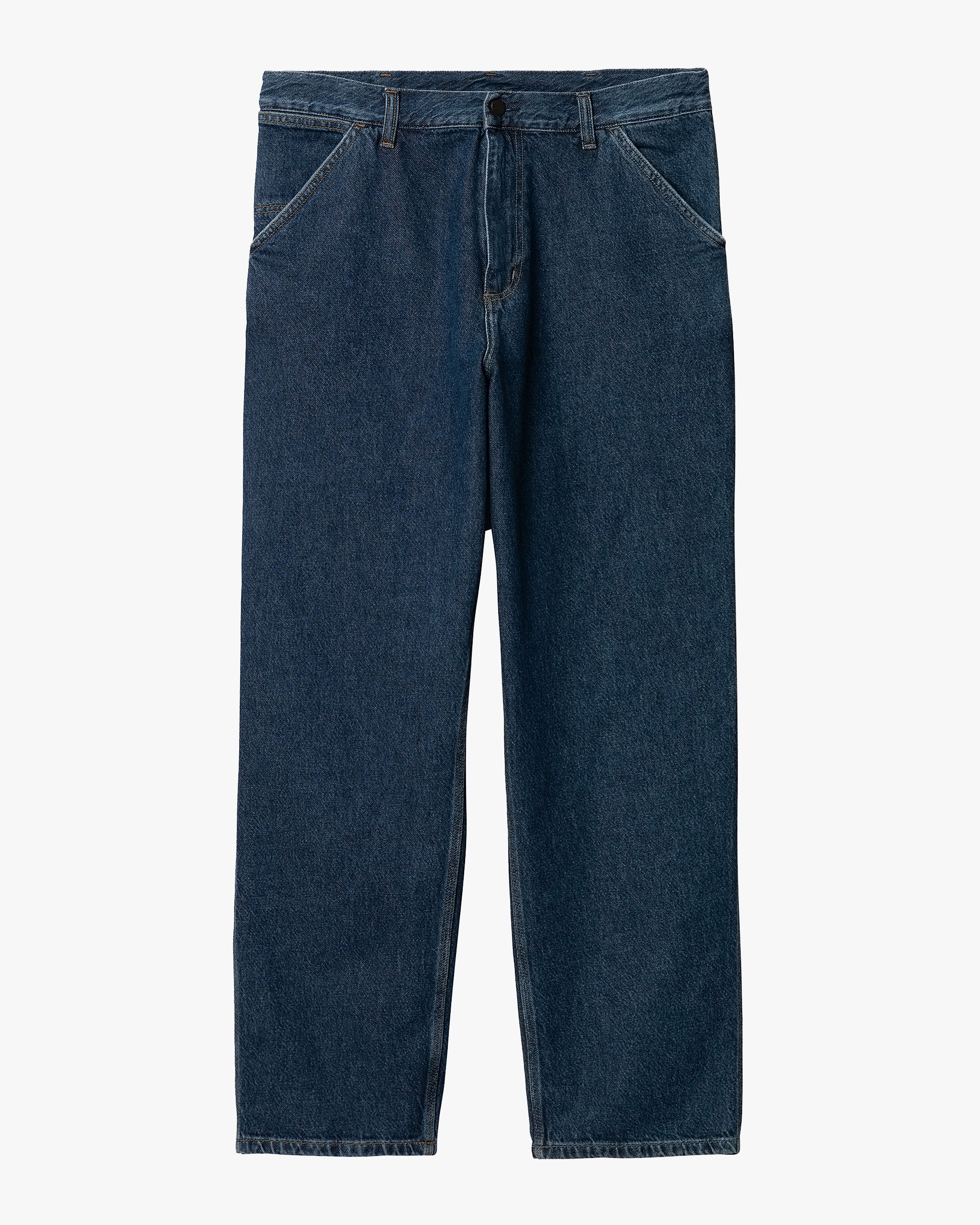 Carhartt WIP Single Knee Pant Relaxed Fit Mens Jeans - Blue Stone Washed - Image 6