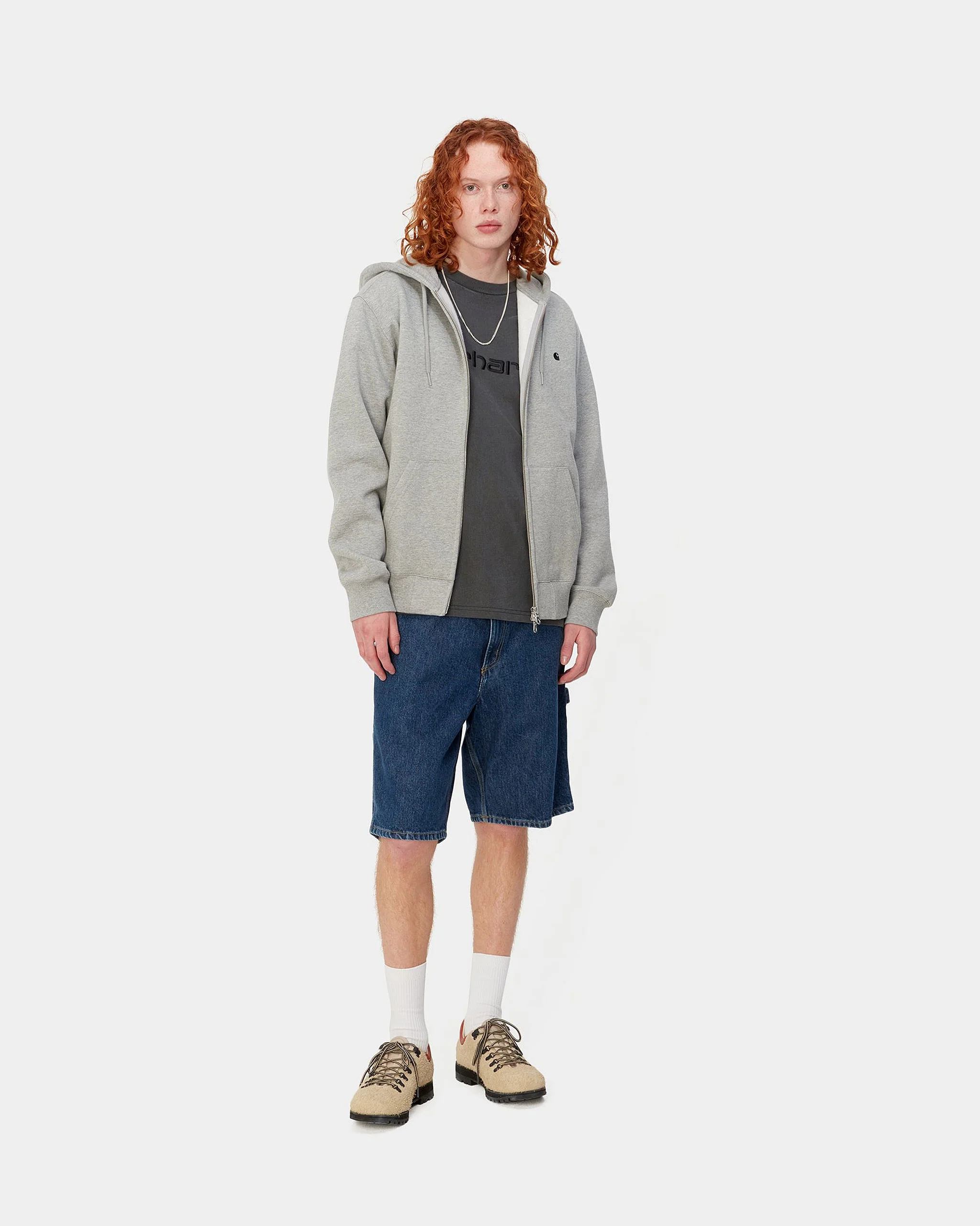 Carhartt WIP Single Knee Shorts - Blue Stone Washed - Image 5