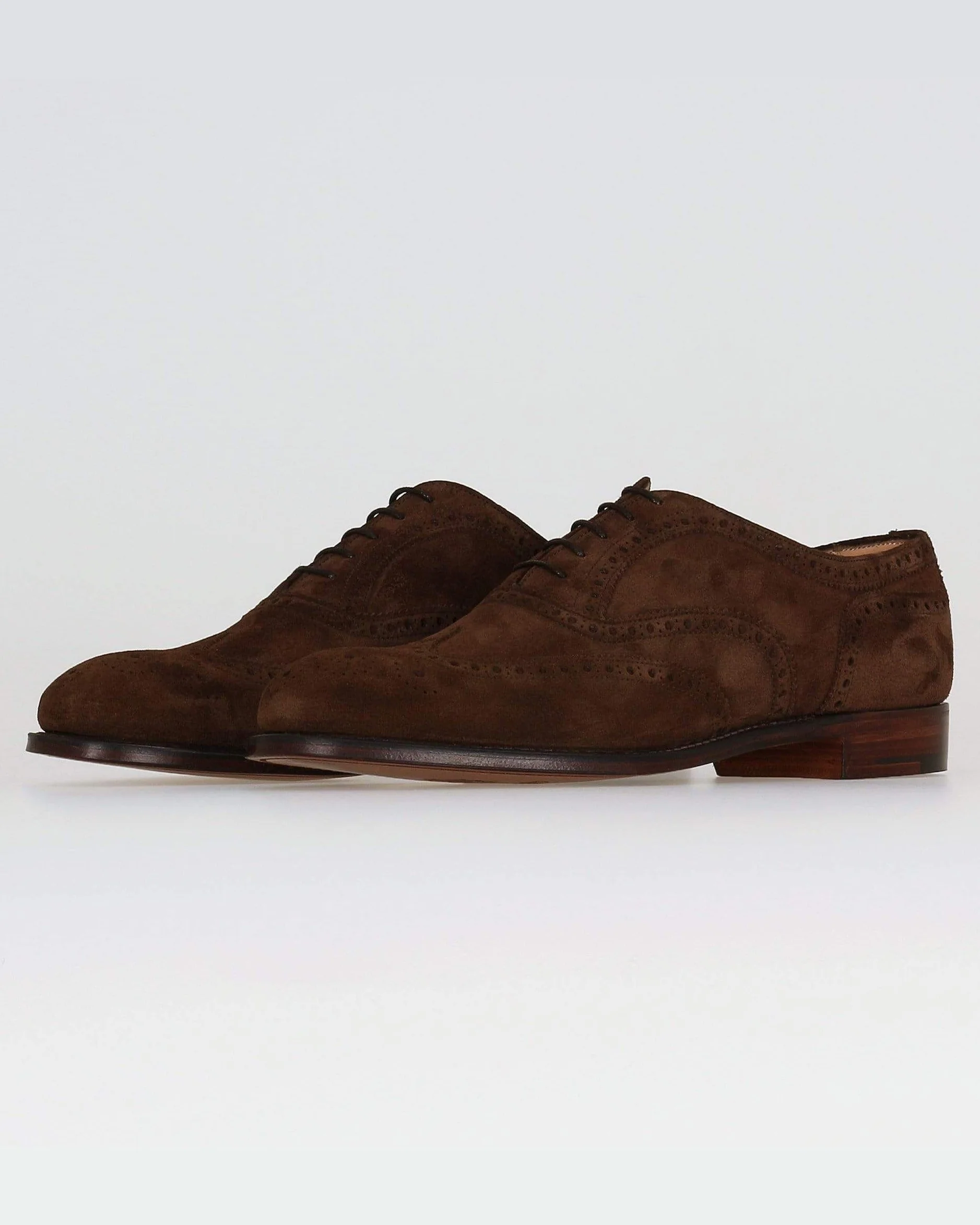 Cheaney Arthur III Oxford Brogue - Brown Plough Suede - Image 3
