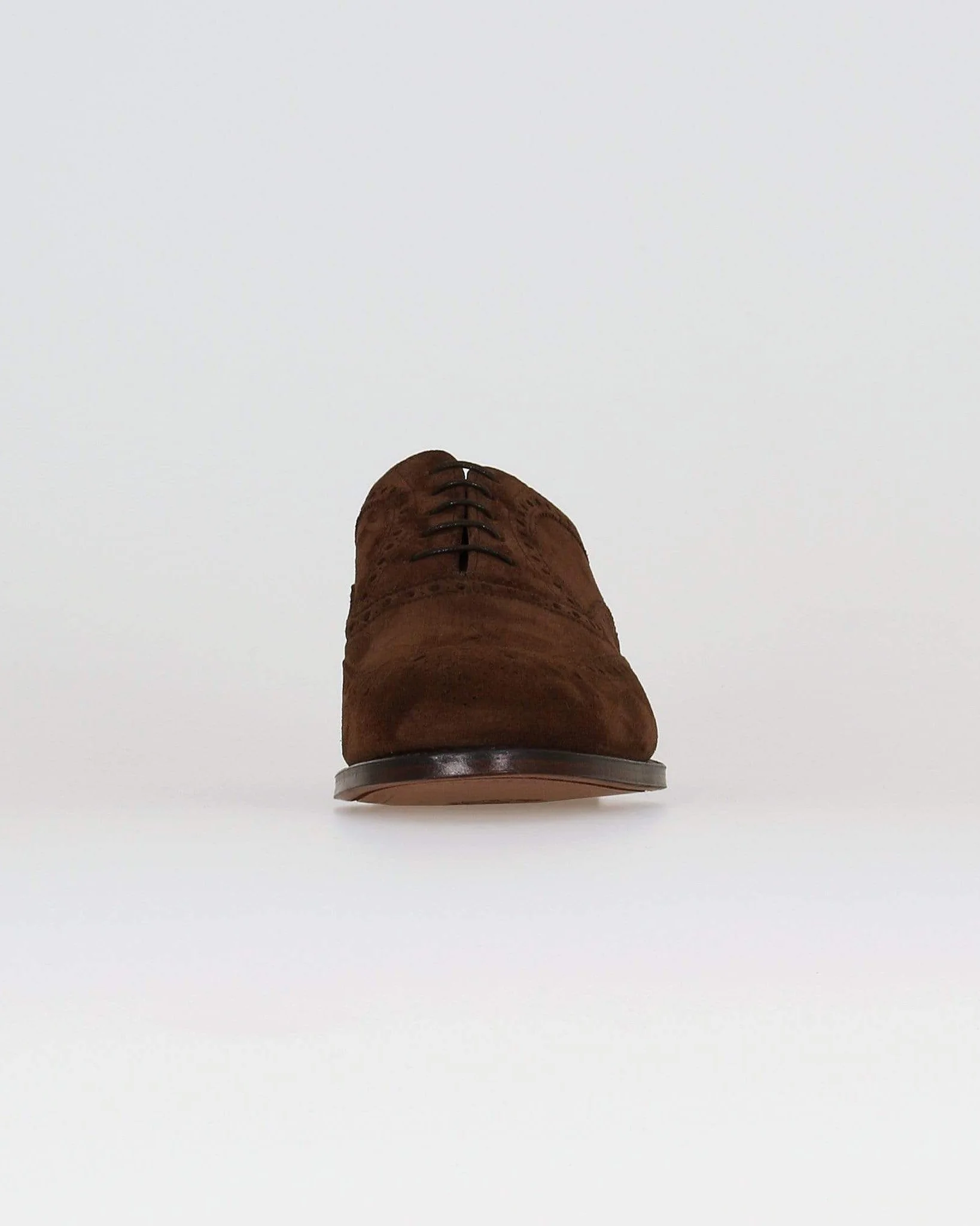Cheaney Arthur III Oxford Brogue - Brown Plough Suede - Image 5