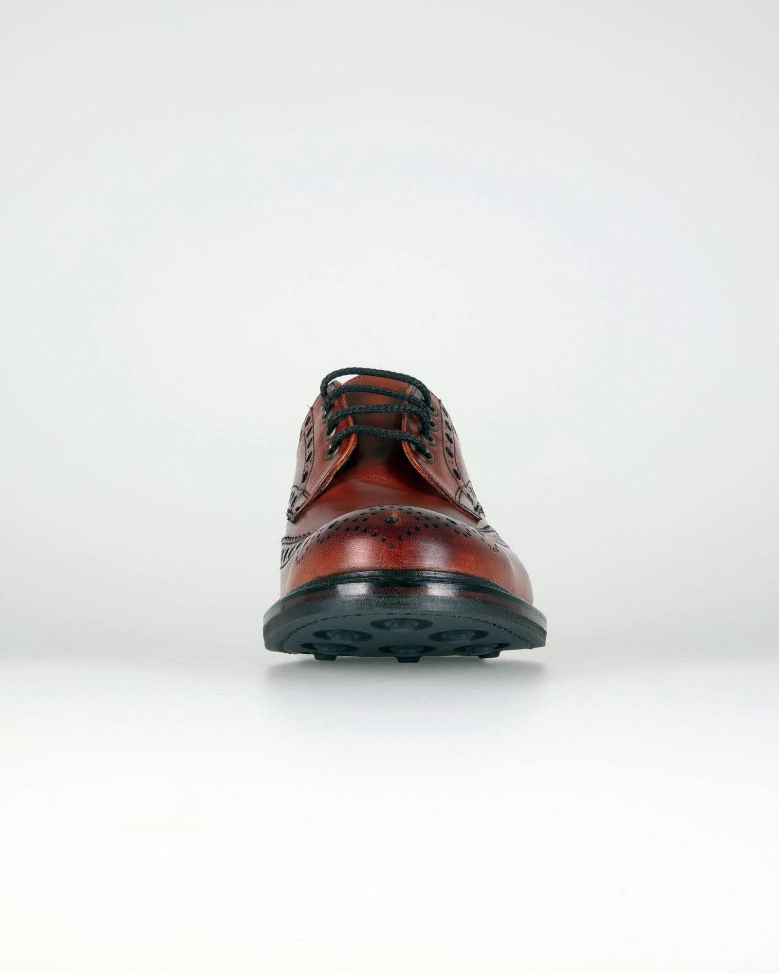 Cheaney Avon R Wingcap Derby Brogue - Dark Leaf Calf Leather / Dainite Rubber Sole - Image 6