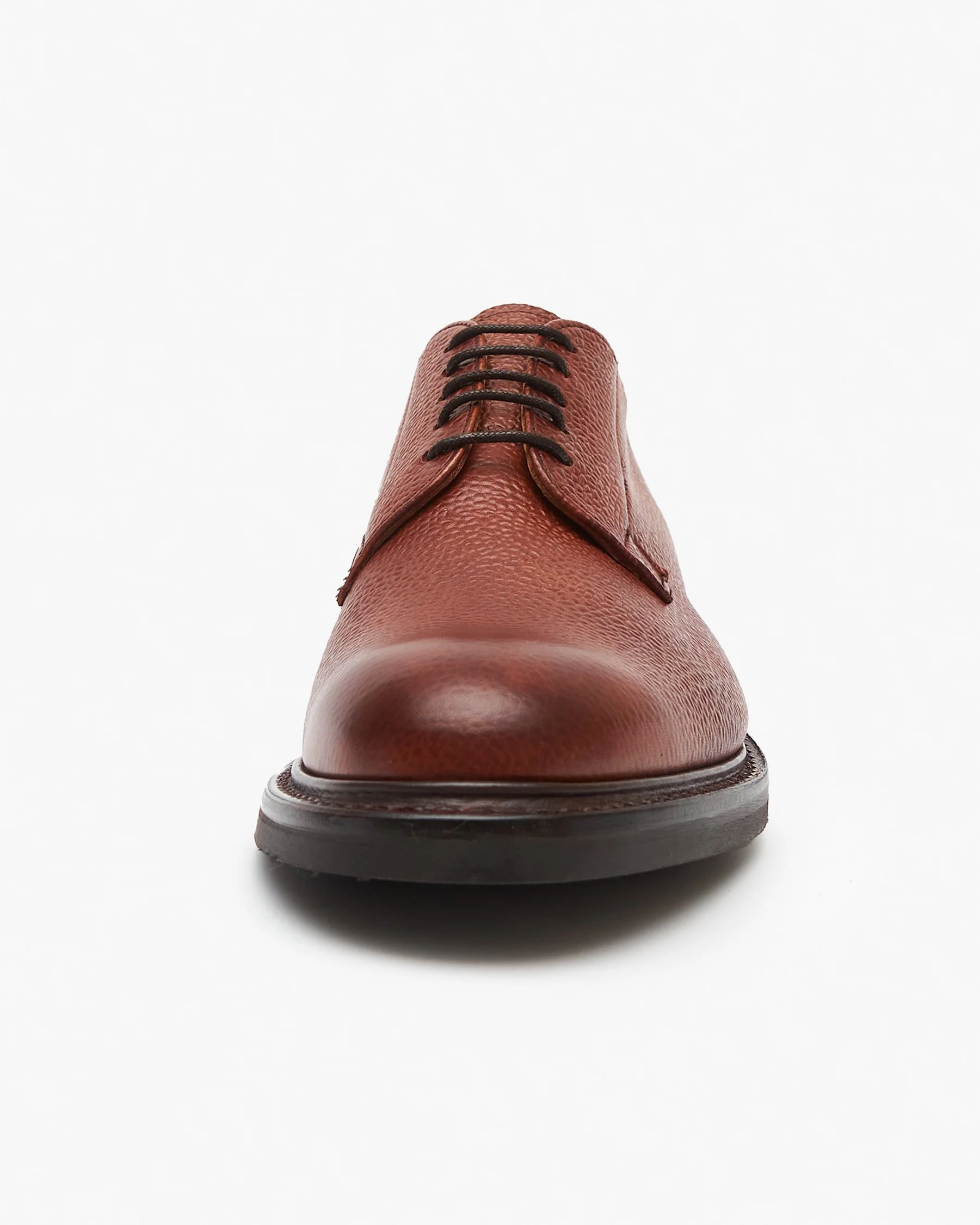 Cheaney Deal II R Derby Shoe - Mahogany Grain - Image 4