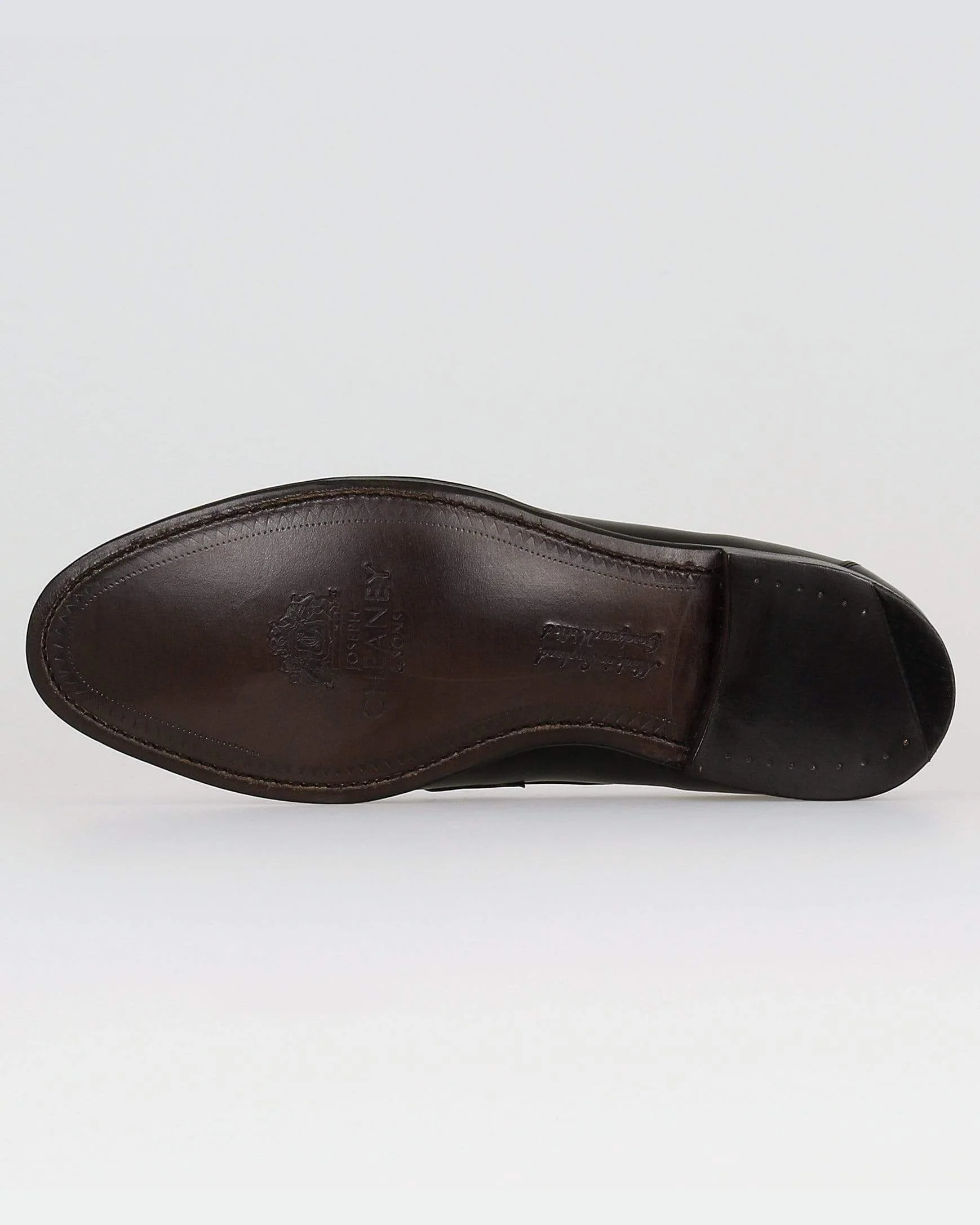Cheaney Hadley Penny Loafer - Black Calf Leather - Image 4