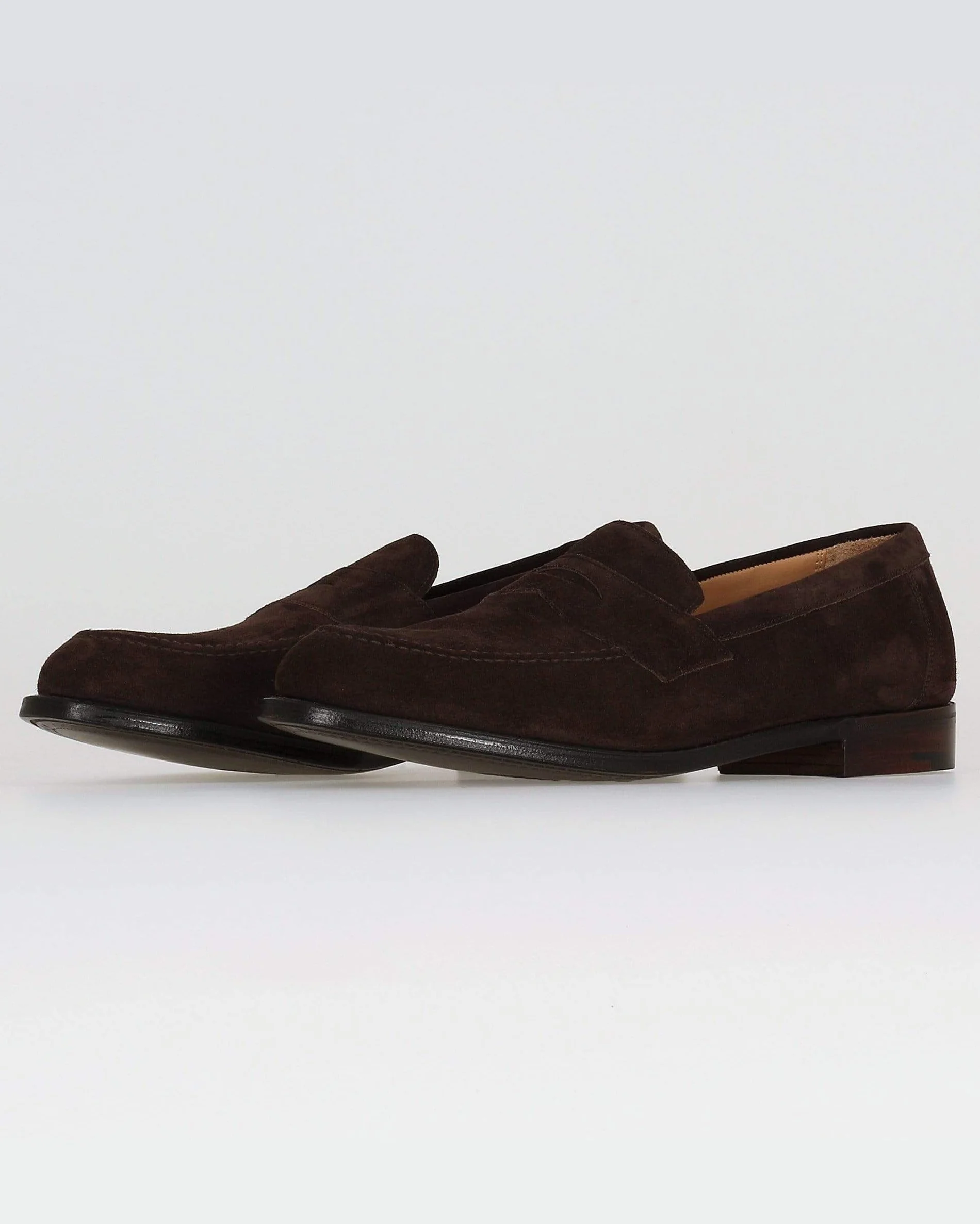 Cheaney Hadley Penny Loafer - Brown Soft Suede - Image 3