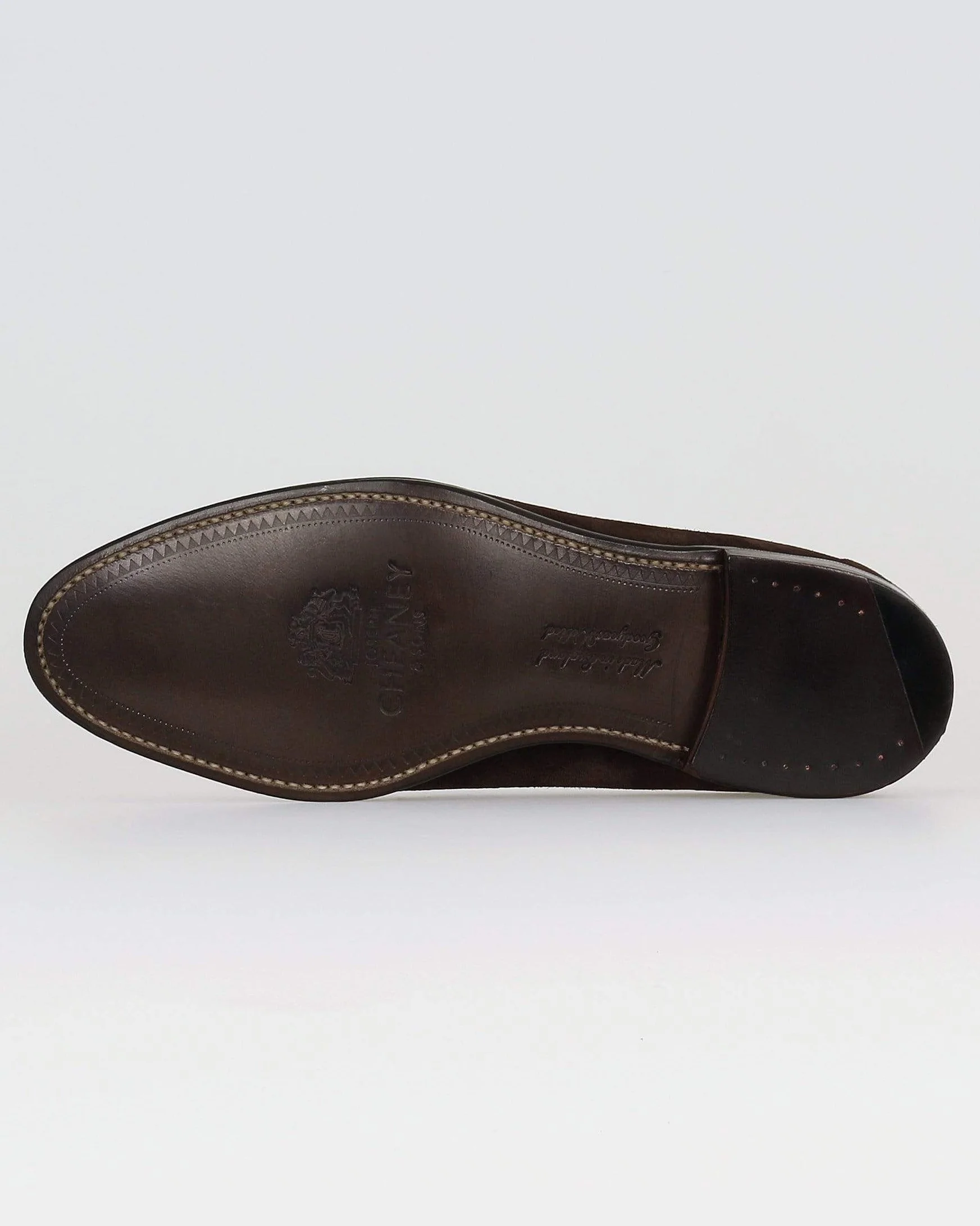 Cheaney Hadley Penny Loafer - Brown Soft Suede - Image 4