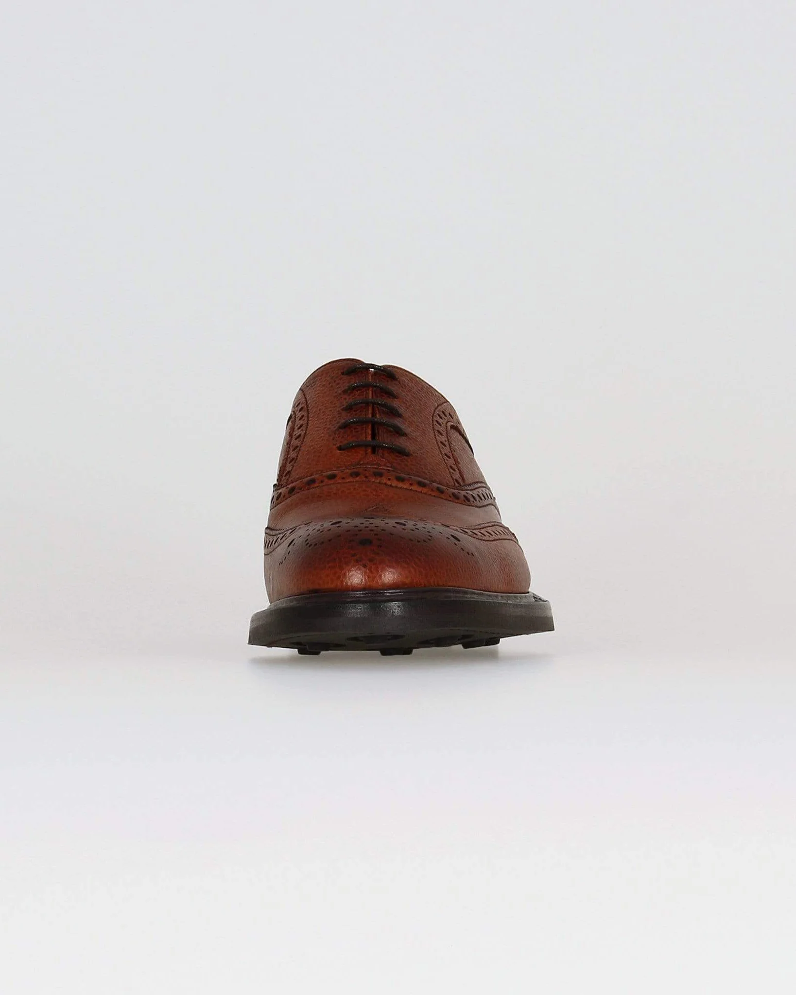 Cheaney Hythe II R Wingcap Oxford Brogue - Mahogany Grain Leather - Image 5