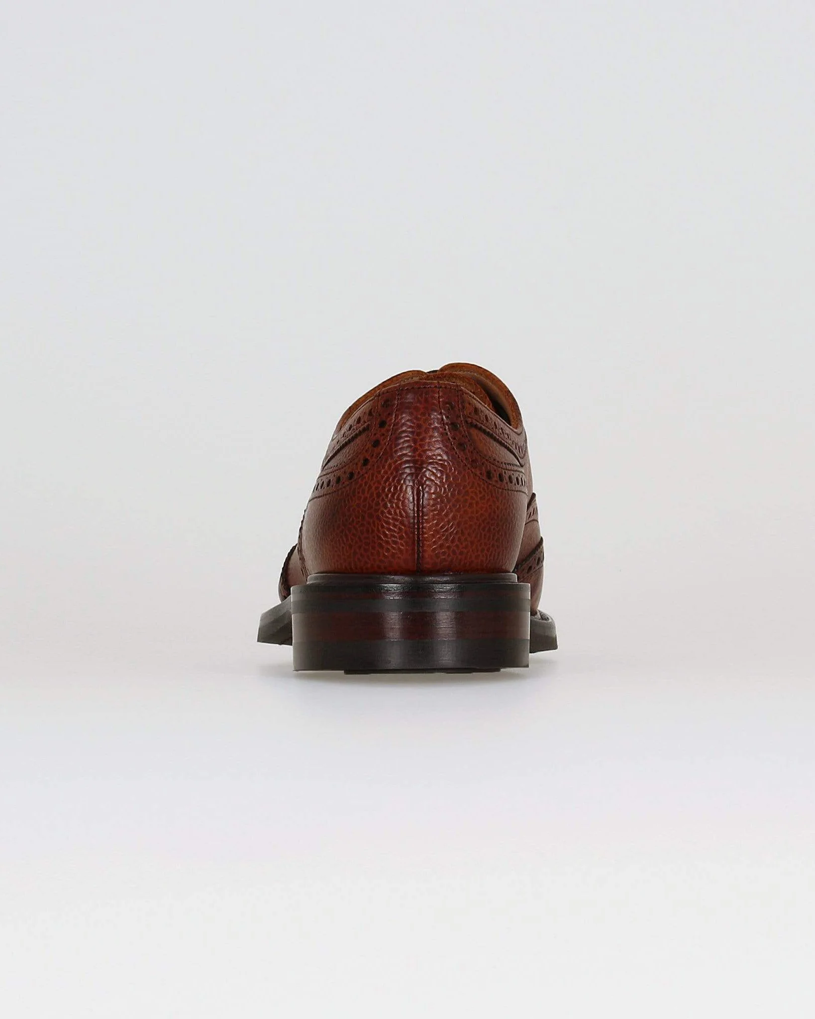 Cheaney Hythe II R Wingcap Oxford Brogue - Mahogany Grain Leather - Image 6