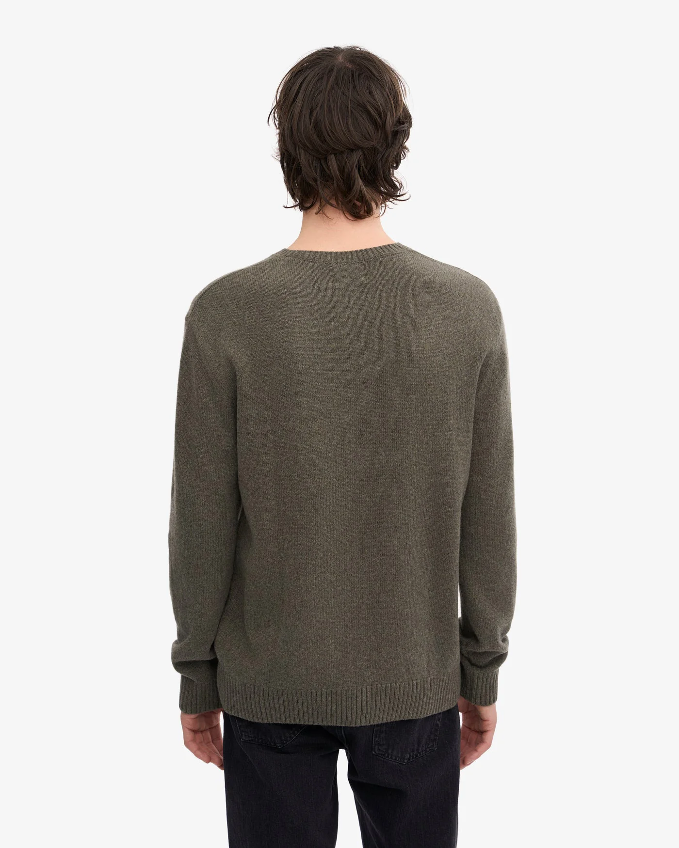 Colorful Standard Classic Merino Wool Crew Sweater - Dusty Olive - Image 4