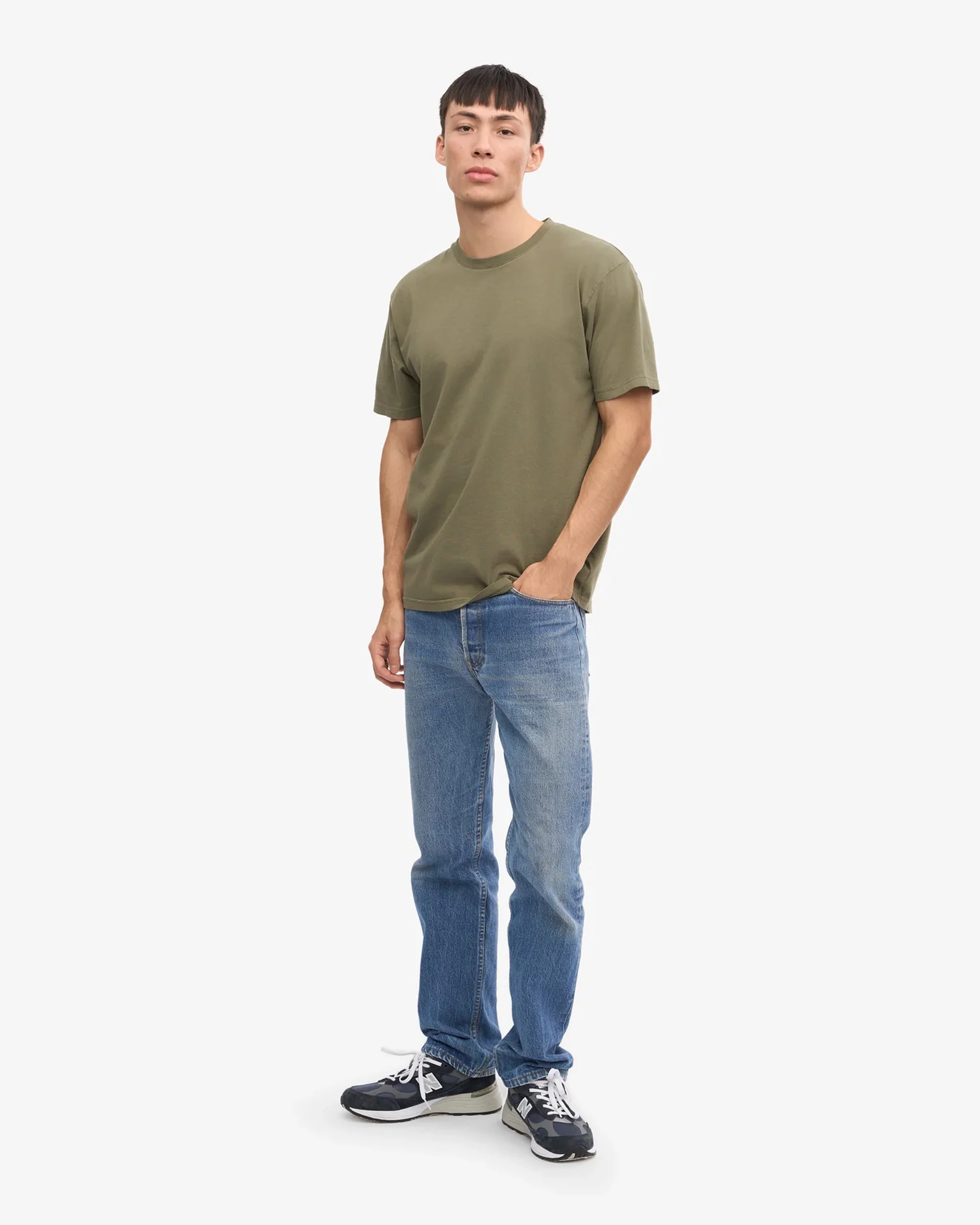 Colorful Standard Classic Organic Tee - Dusty Olive - Image 5