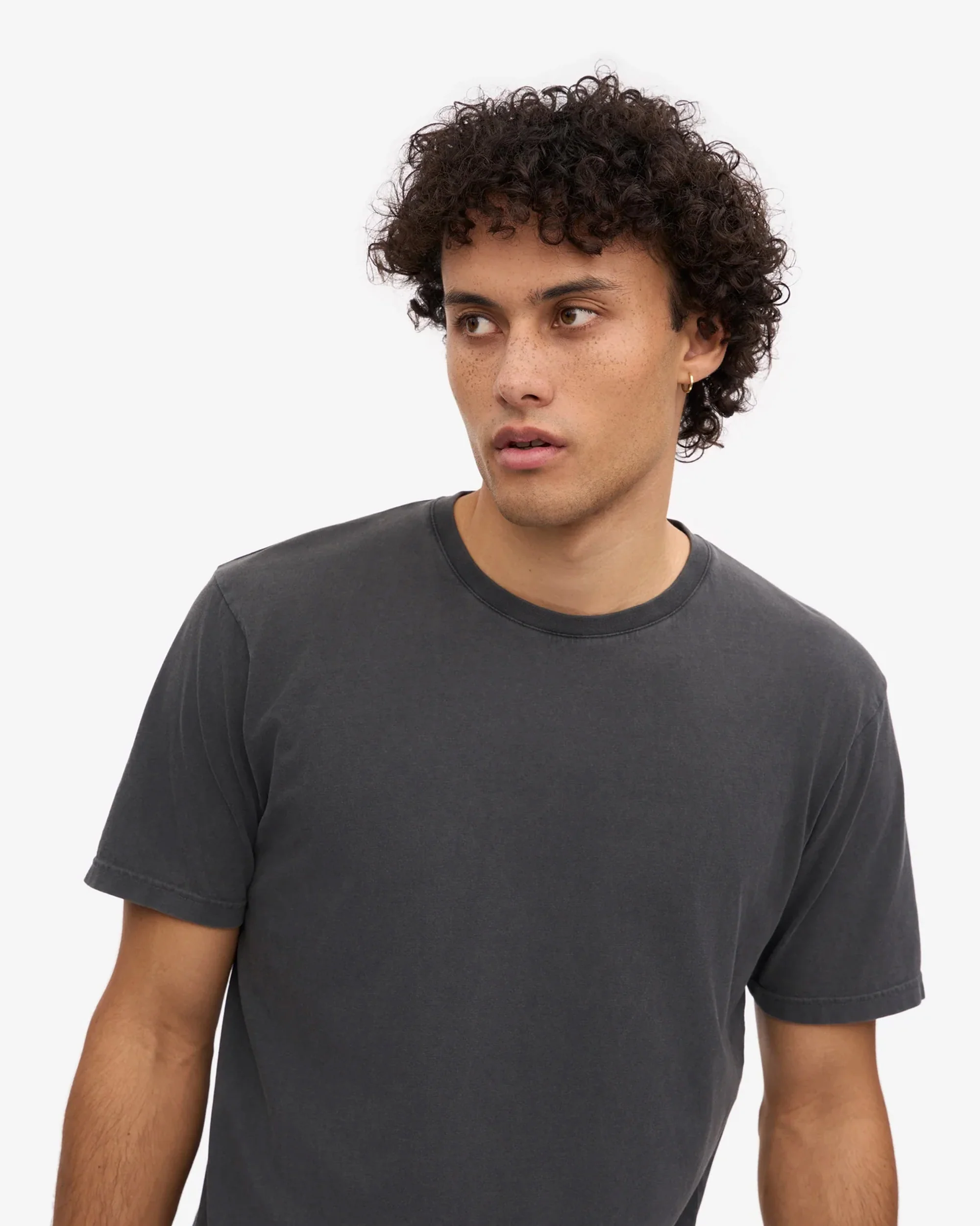 Colorful Standard Classic Organic Tee - Faded Black - Image 2