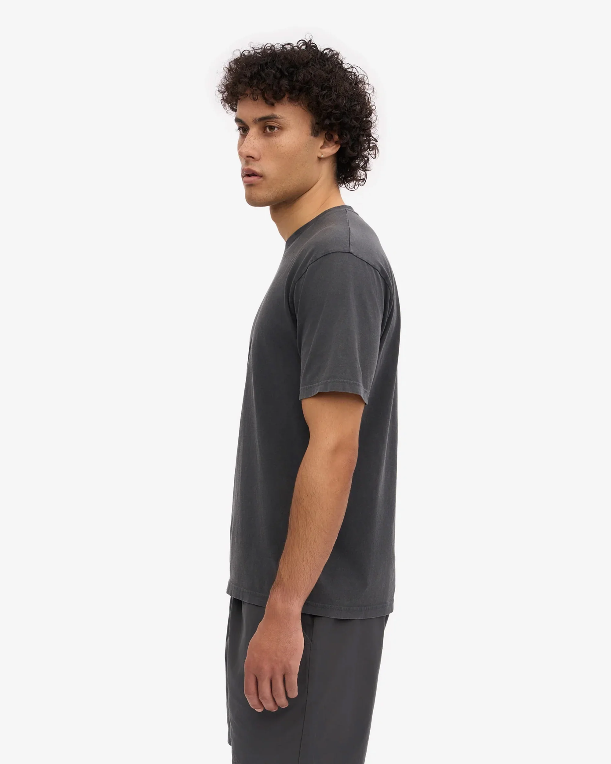 Colorful Standard Classic Organic Tee - Faded Black - Image 3