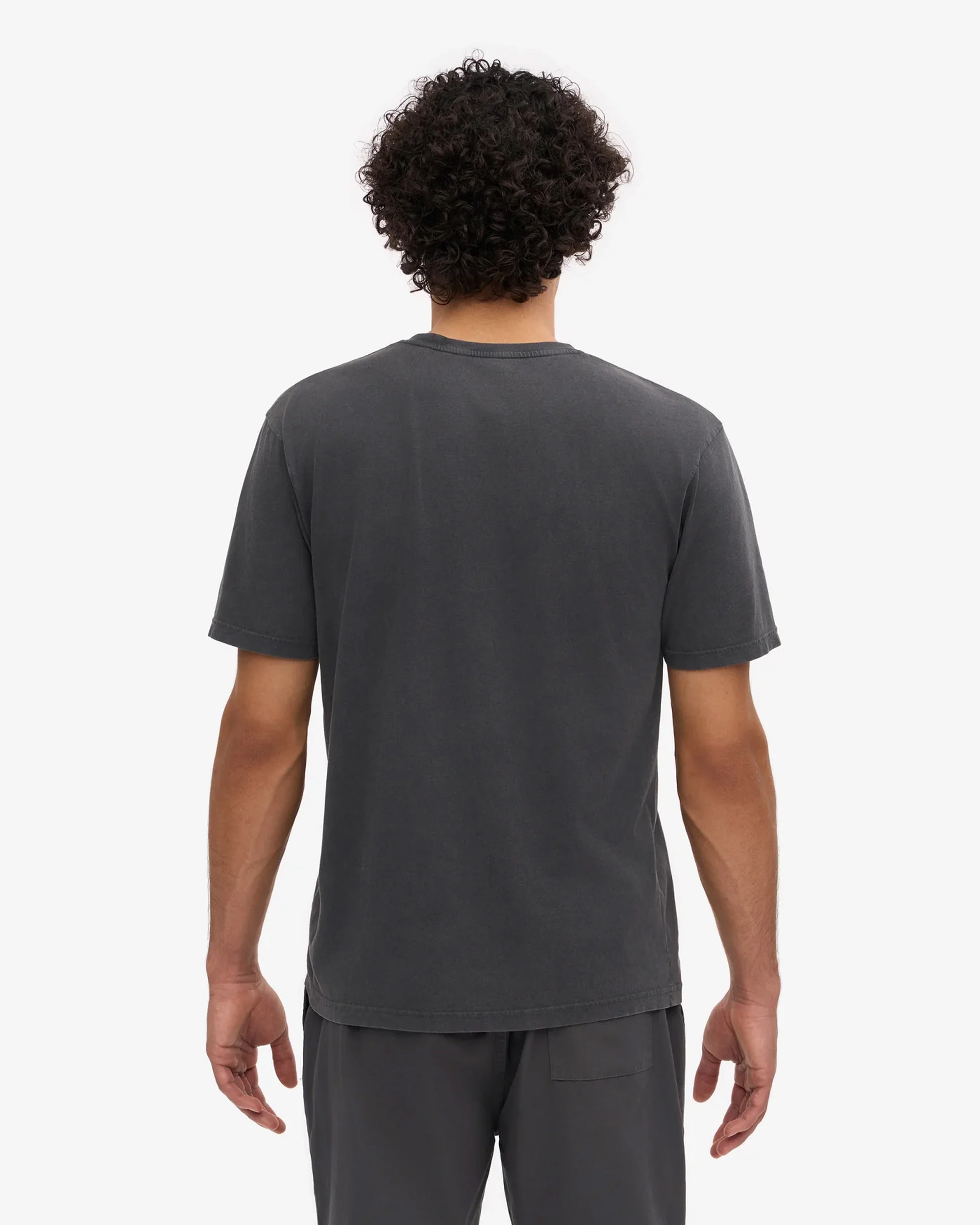 Colorful Standard Classic Organic Tee - Faded Black - Image 4